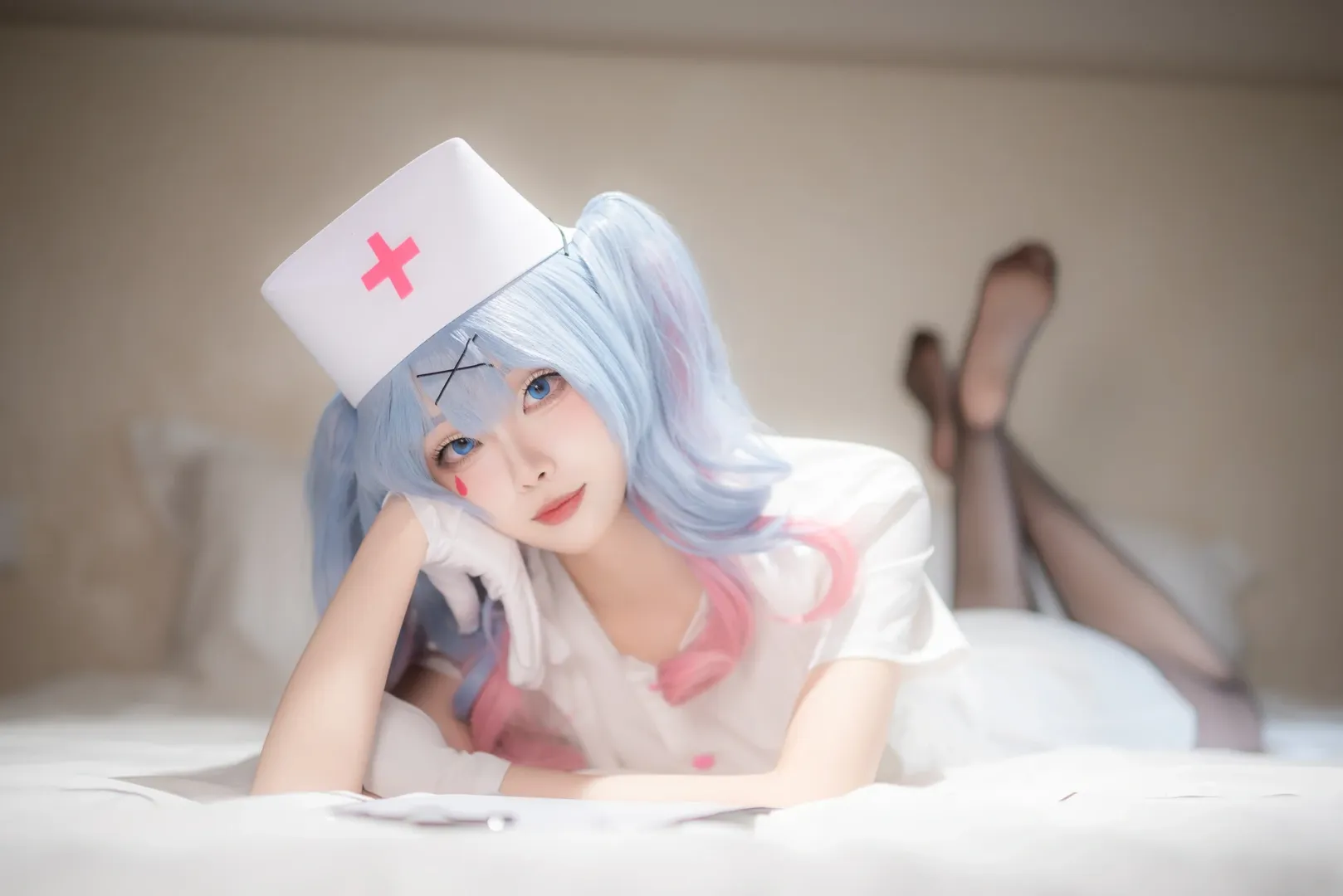 初音ミク コスプレ, ポートレート, 青島撮影依頼, 初音ミク ラビットホール, ナース服コスプレ - 2枚目