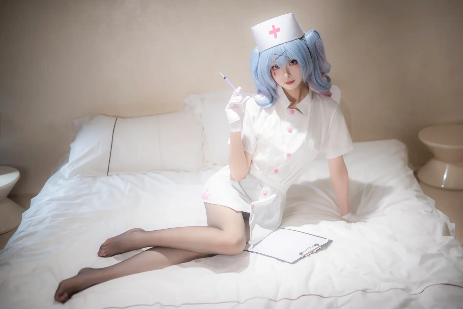 初音ミク コスプレ, ポートレート, 青島撮影依頼, 初音ミク ラビットホール, ナース服コスプレ - 4枚目