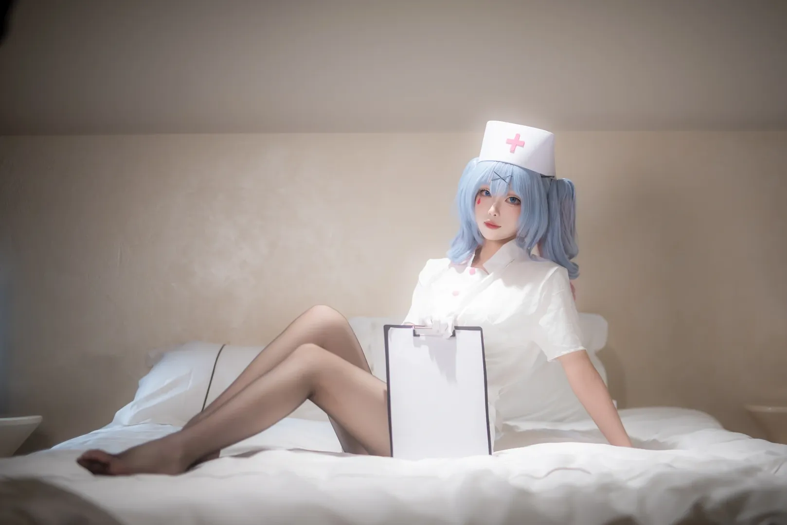 初音ミク コスプレ, ポートレート, 青島撮影依頼, 初音ミク ラビットホール, ナース服コスプレ - 6枚目