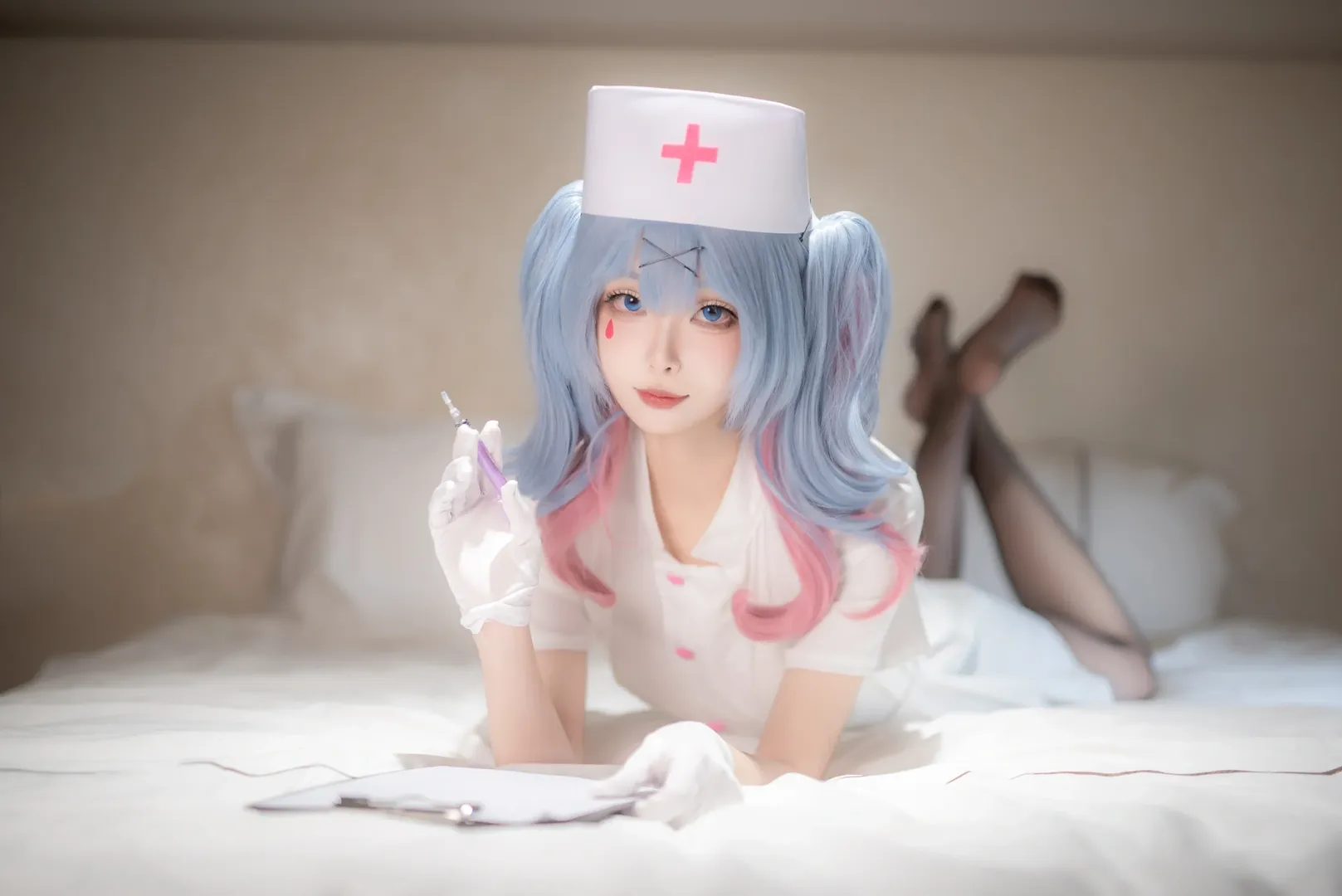 初音ミク コスプレ, ポートレート, 青島撮影依頼, 初音ミク ラビットホール, ナース服コスプレ - 8枚目
