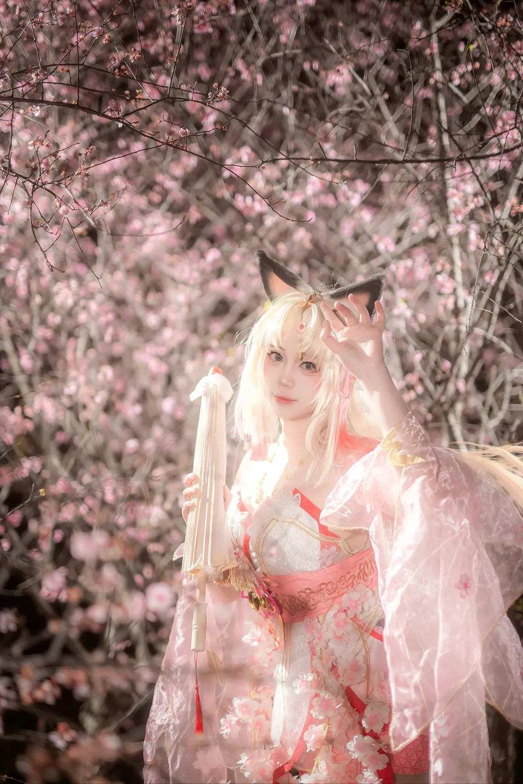 永劫无间, 人像摄影, cosplay正片, 胡桃cos, 夜樱写真