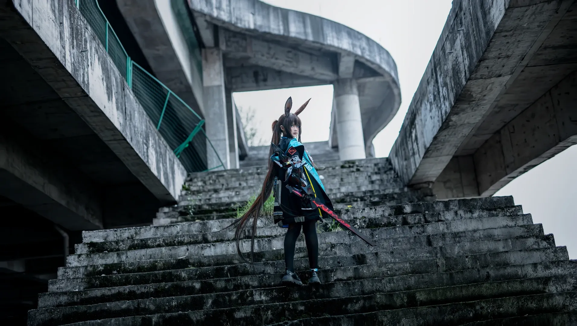 アークナイツ, アーミヤ コスプレ, コスプレ撮影, 重慶の撮影, 廃土風ポートレート - 2枚目