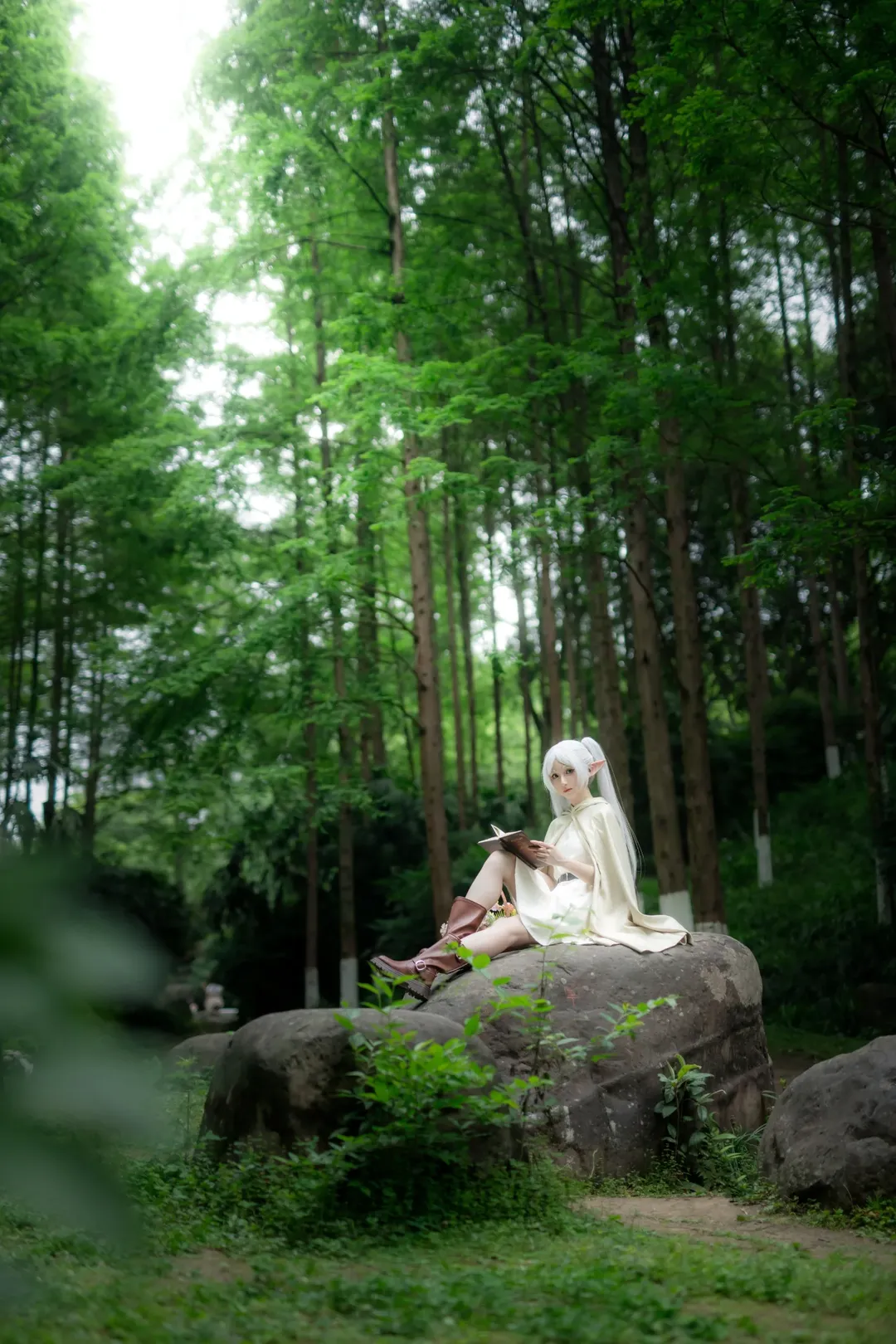 二次元摄影, 葬送的芙莉莲, 芙莉莲cos, cosplay正片, 森系人像 - 第1张