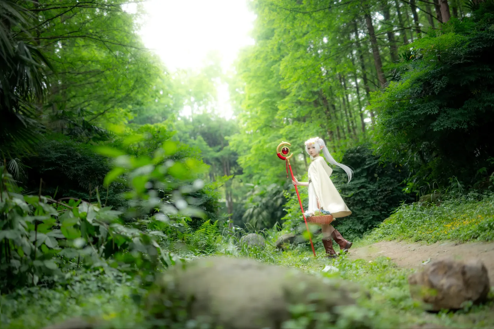 二次元摄影, 葬送的芙莉莲, 芙莉莲cos, cosplay正片, 森系人像 - 第2张