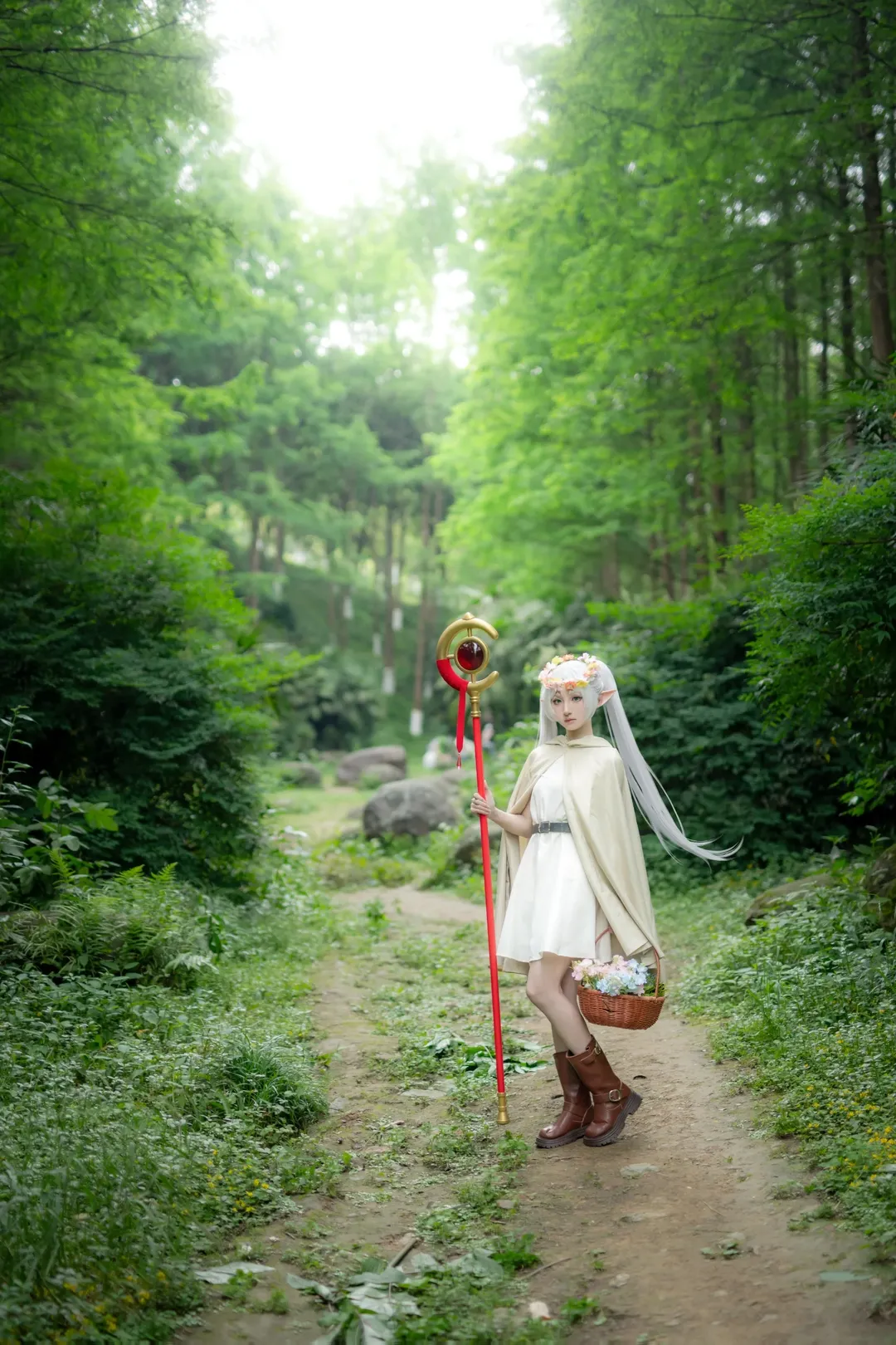 二次元摄影, 葬送的芙莉莲, 芙莉莲cos, cosplay正片, 森系人像 - 第7张