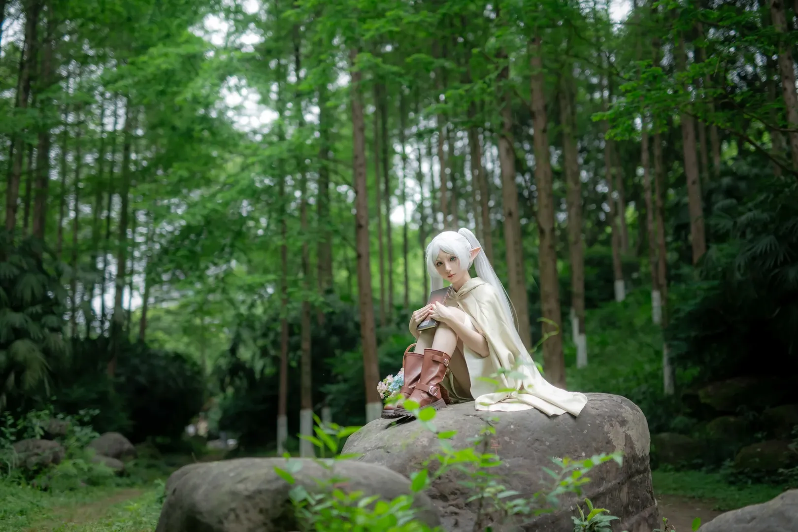 二次元摄影, 葬送的芙莉莲, 芙莉莲cos, cosplay正片, 森系人像 - 第8张