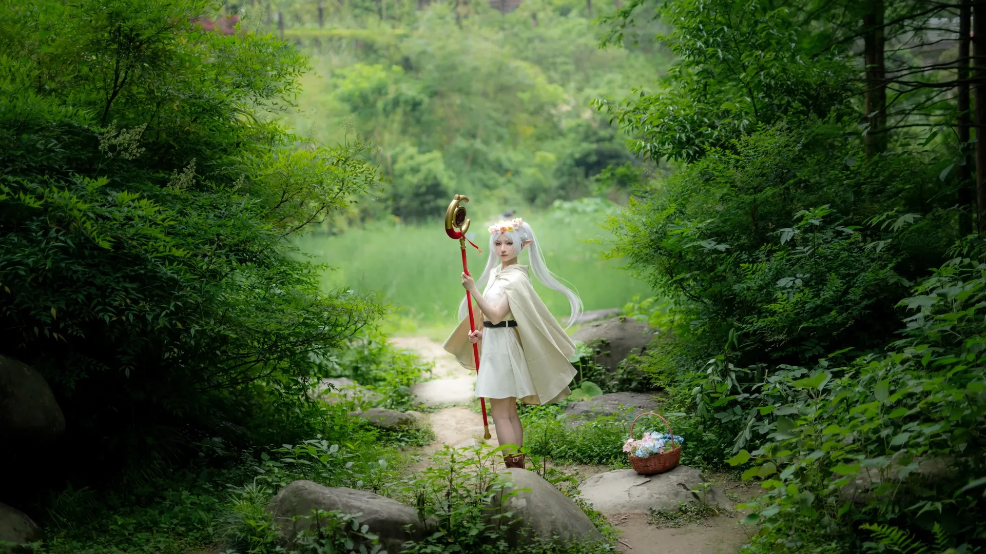 二次元摄影, 葬送的芙莉莲, 芙莉莲cos, cosplay正片, 森系人像 - 第9张