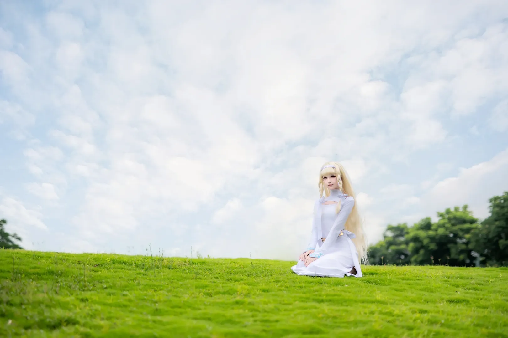 コスプレ写真, ポートレート, 花畑撮影, マキアコスプレ, さよならの朝に約束の花をかざろう - 10枚目
