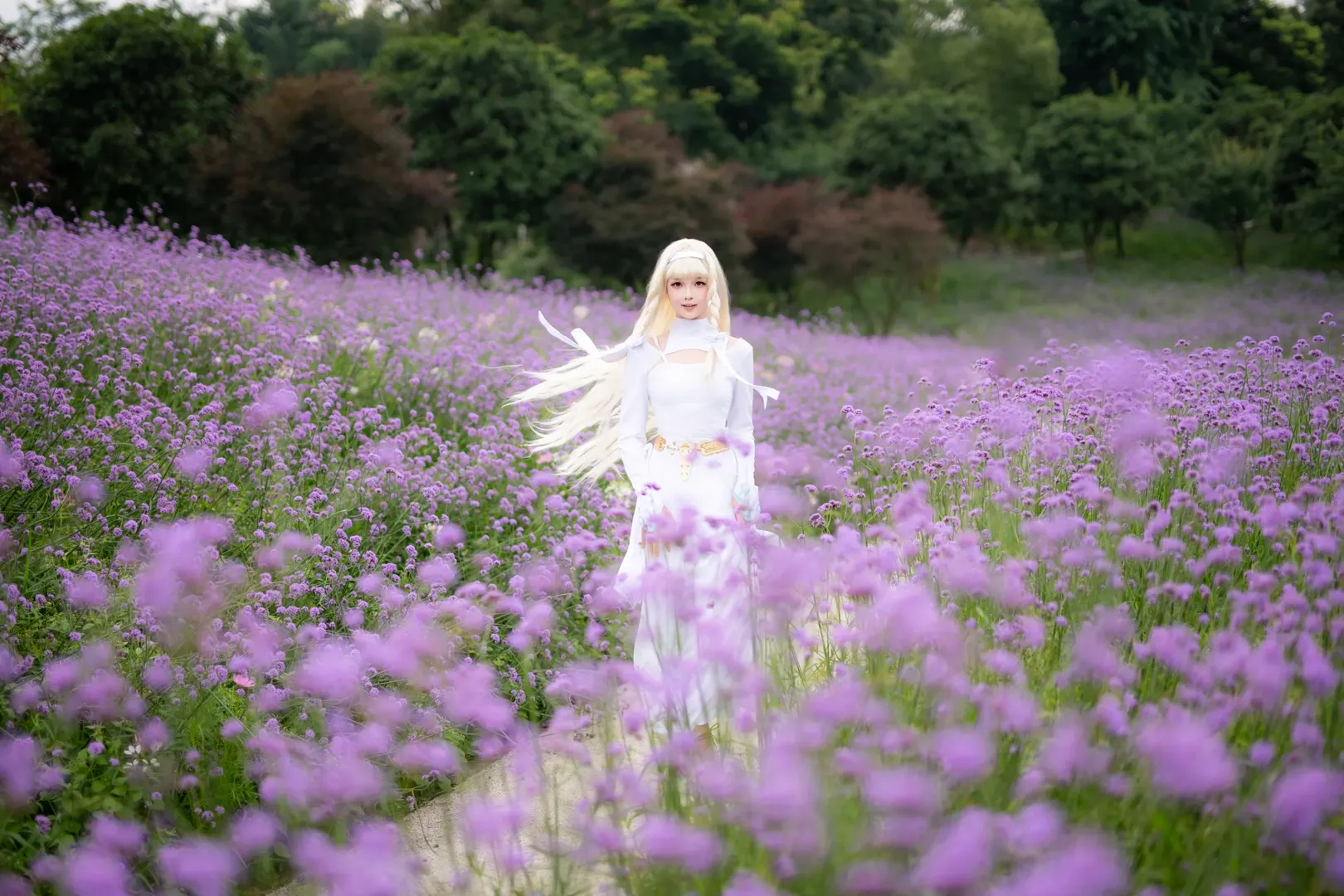 コスプレ写真, ポートレート, 花畑撮影, マキアコスプレ, さよならの朝に約束の花をかざろう - 12枚目