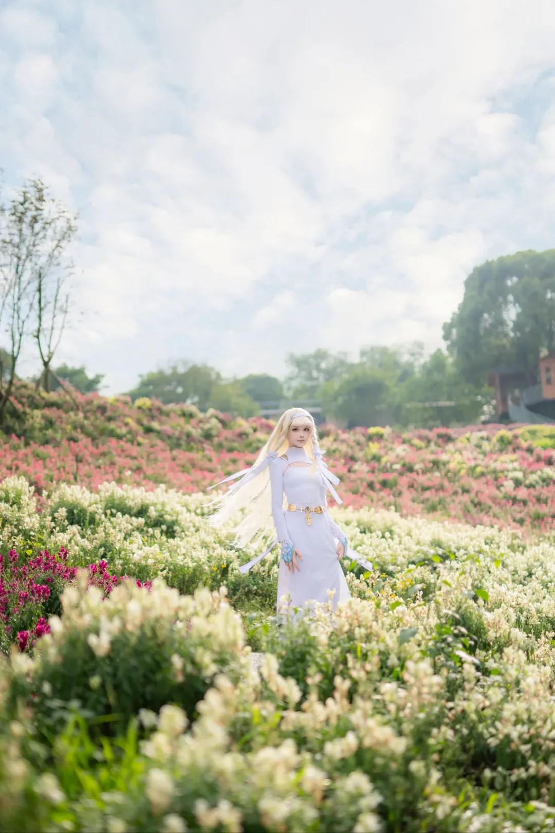 コスプレ写真, ポートレート, 花畑撮影, マキアコスプレ, さよならの朝に約束の花をかざろう - 8枚目