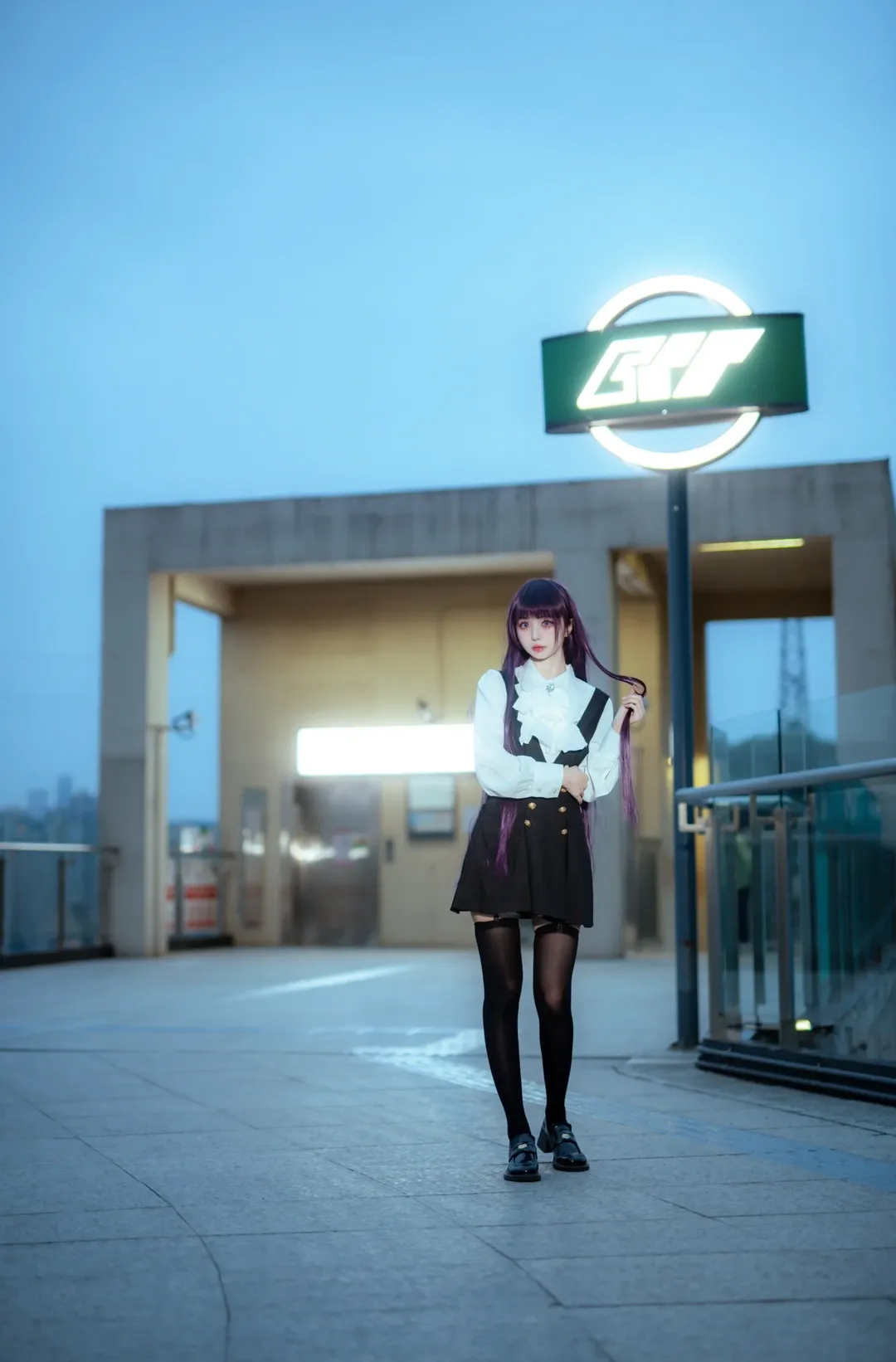 ポートレート, コスプレ撮影, 重慶コスプレ, 白鬼院凜々蝶 コスプレ, 妖狐×僕SS - 5枚目