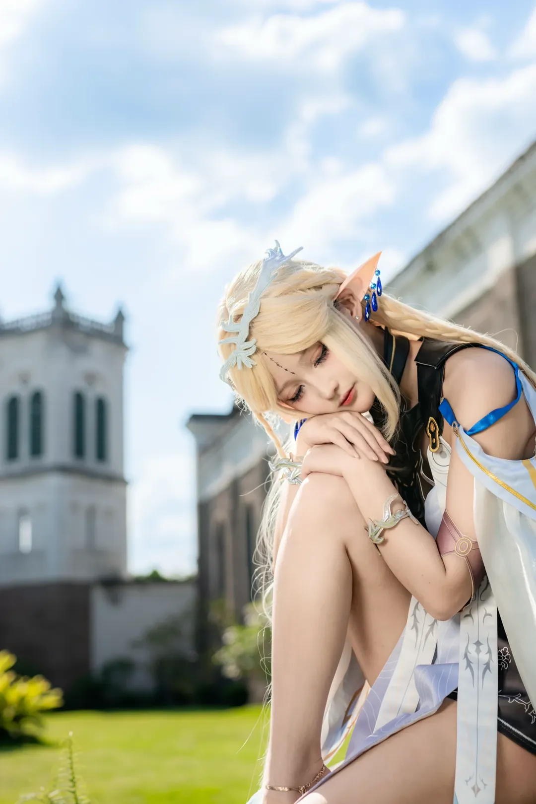 鸣潮, 卡提希娅cos, 二次元外景, 重庆cosplay, 教堂外景摄影 - 第4张