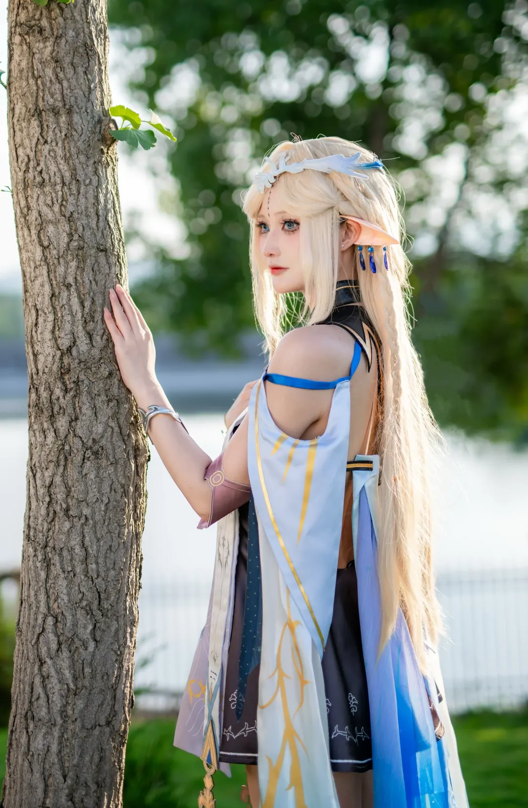鸣潮, 卡提希娅cos, 二次元外景, 重庆cosplay, 教堂外景摄影 - 第6张