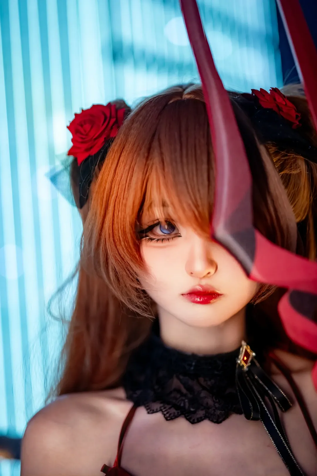 EVA, 明日香cos, cosplay正片, 二次元拍摄, 重庆夜景人像