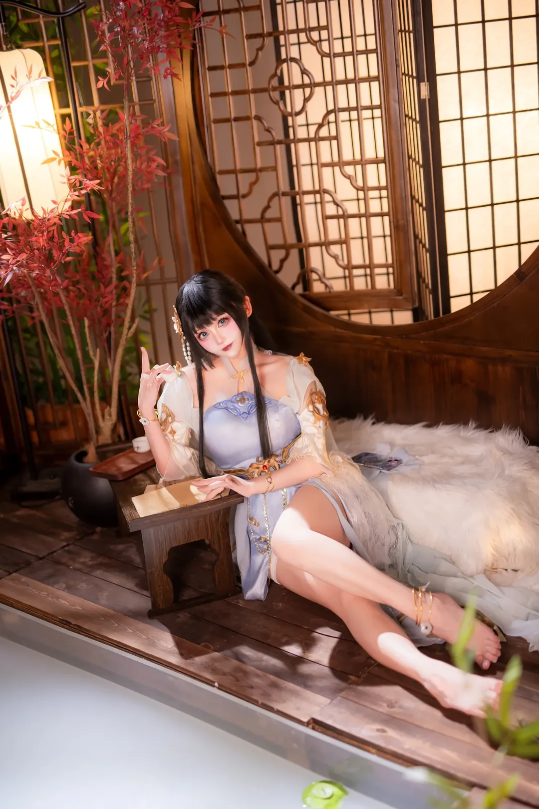 永劫无间, 殷紫萍cos, 古风cosplay, 仙侠摄影, 二次元coser - 第1张