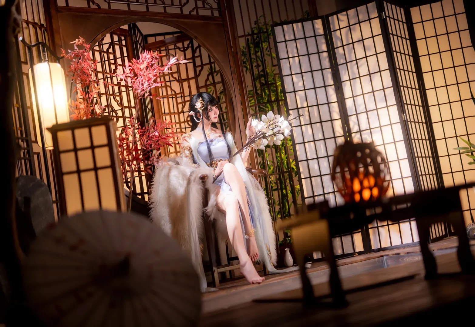 永劫无间, 殷紫萍cos, 古风cosplay, 仙侠摄影, 二次元coser - 第2张