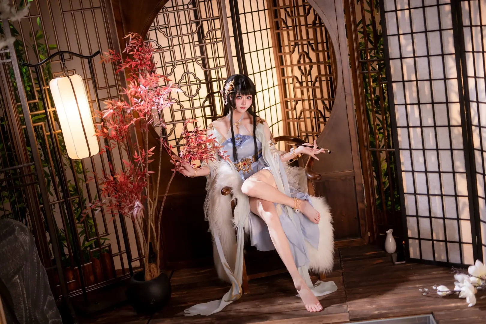 永劫无间, 殷紫萍cos, 古风cosplay, 仙侠摄影, 二次元coser - 第3张