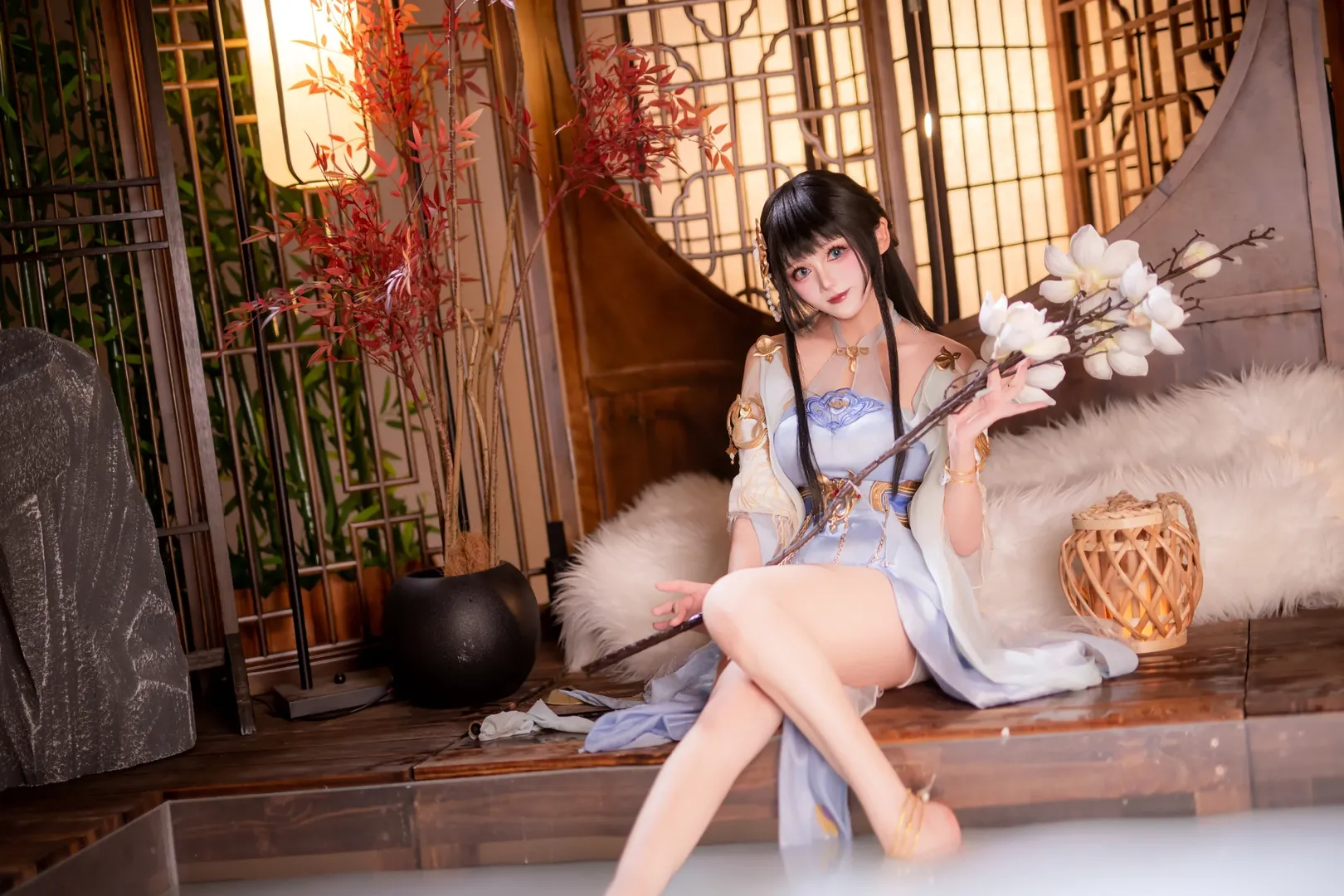 永劫无间, 殷紫萍cos, 古风cosplay, 仙侠摄影, 二次元coser - 第4张