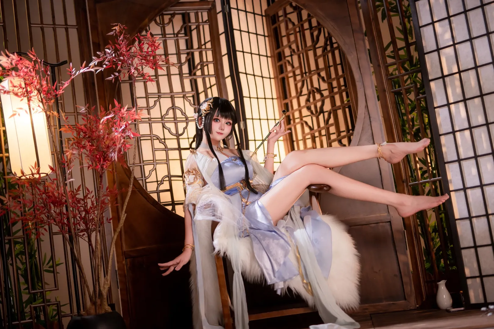 永劫无间, 殷紫萍cos, 古风cosplay, 仙侠摄影, 二次元coser
