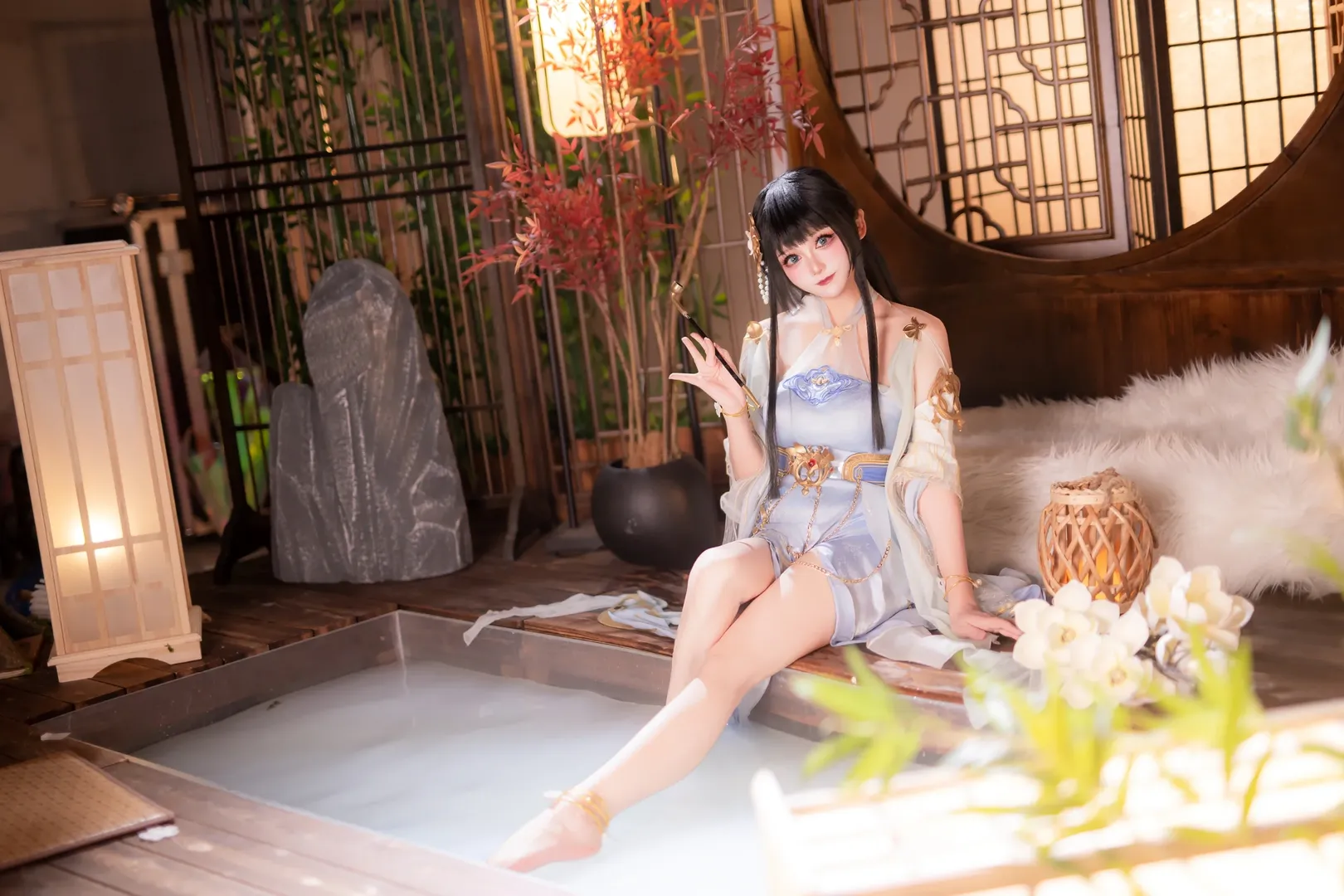 永劫无间, 殷紫萍cos, 古风cosplay, 仙侠摄影, 二次元coser - 第7张