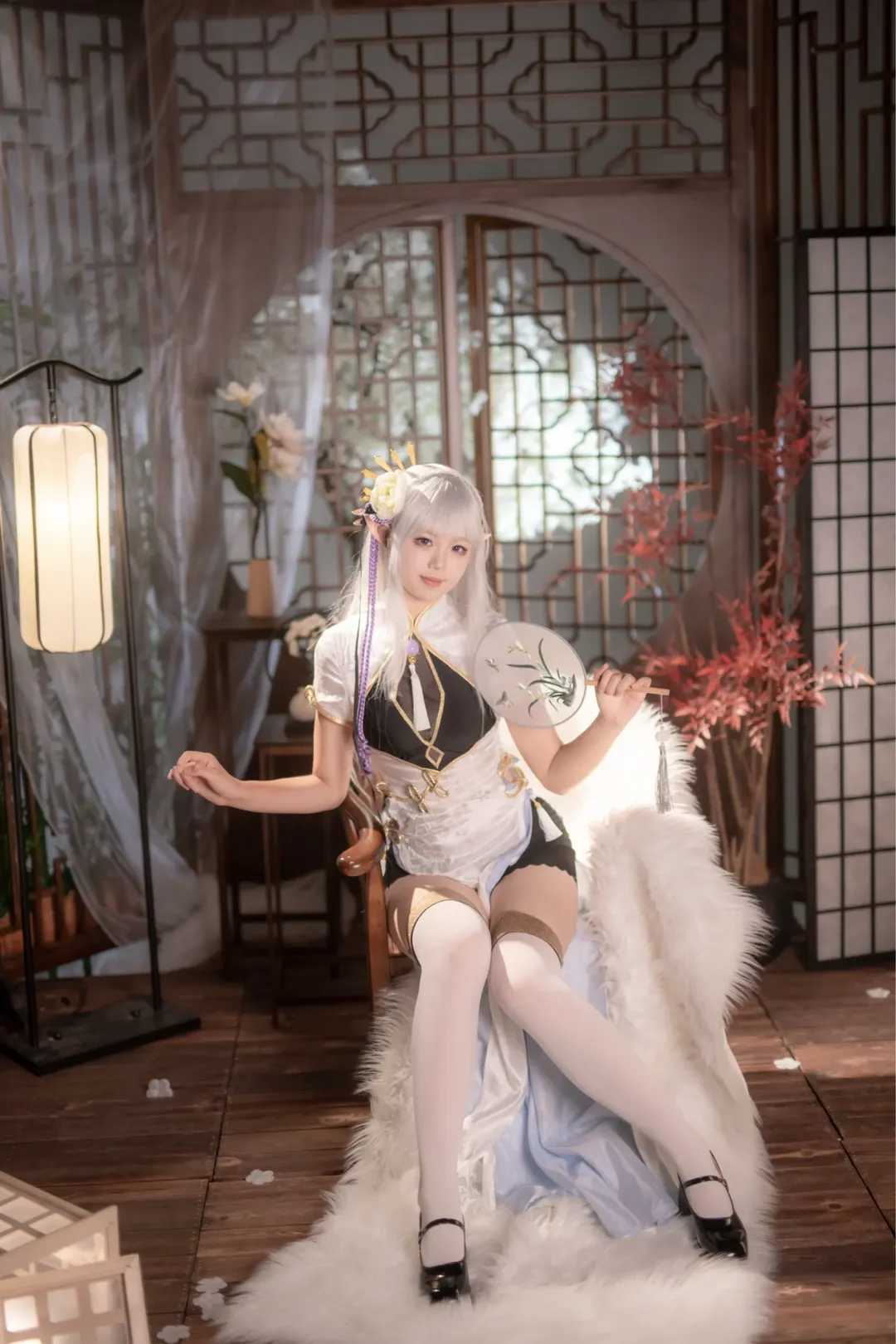 从零开始的异世界生活, 爱蜜莉雅cos, cosplay摄影, 青岛cos, 二次元旗袍 - 第12张