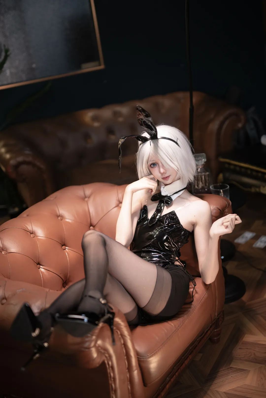 二次元撮影, バニーガール, ニーア オートマタ, コスプレ撮影, 2Bコスプレ - 9枚目