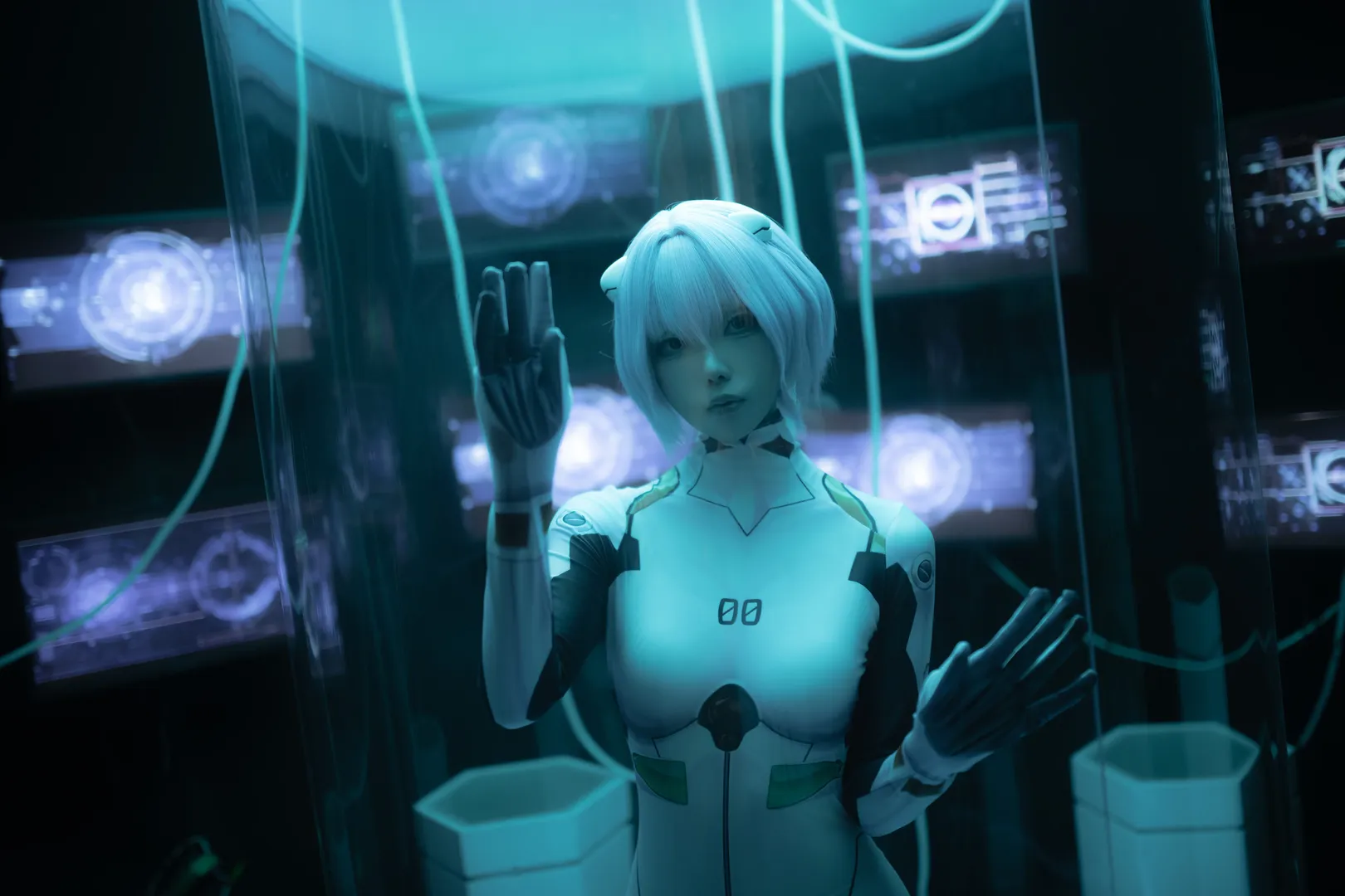 綾波レイコスプレ, 新世紀エヴァンゲリオン, SF風コスプレ, エヴァンゲリオン コスプレ, 青島 二次元撮影 - 4枚目