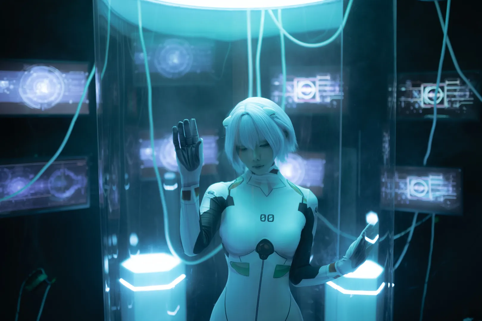 綾波レイコスプレ, 新世紀エヴァンゲリオン, SF風コスプレ, エヴァンゲリオン コスプレ, 青島 二次元撮影 - 7枚目