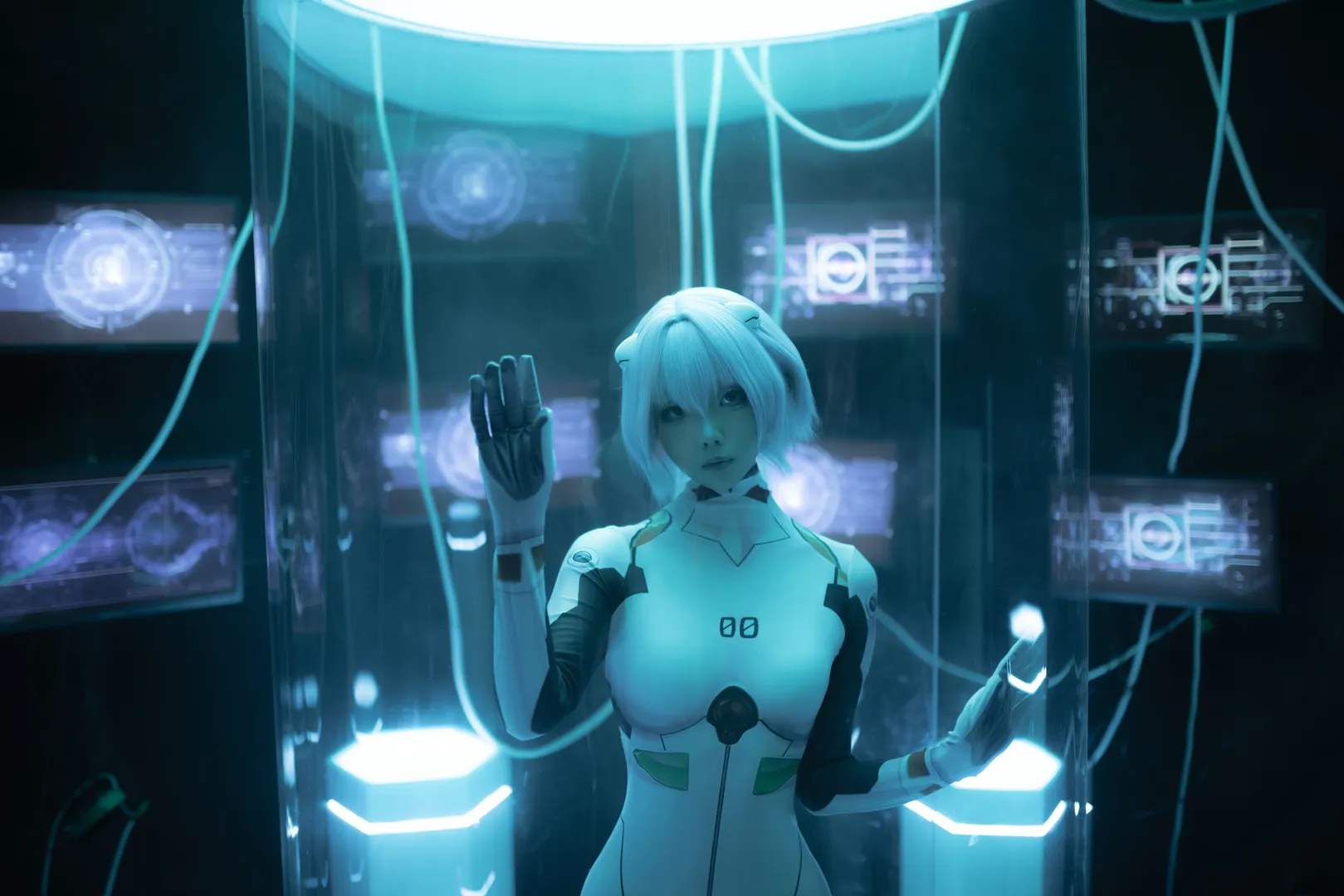綾波レイコスプレ, 新世紀エヴァンゲリオン, SF風コスプレ, エヴァンゲリオン コスプレ, 青島 二次元撮影 - 8枚目