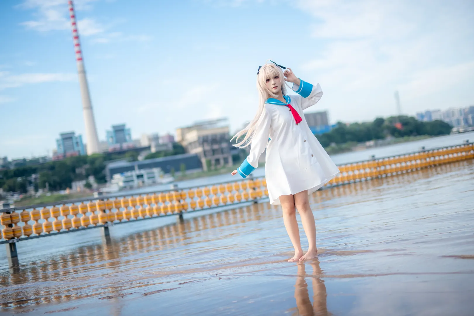 二次元摄影, galgame, 水手服穿搭, 亚托莉cos, ATRI - 第2张