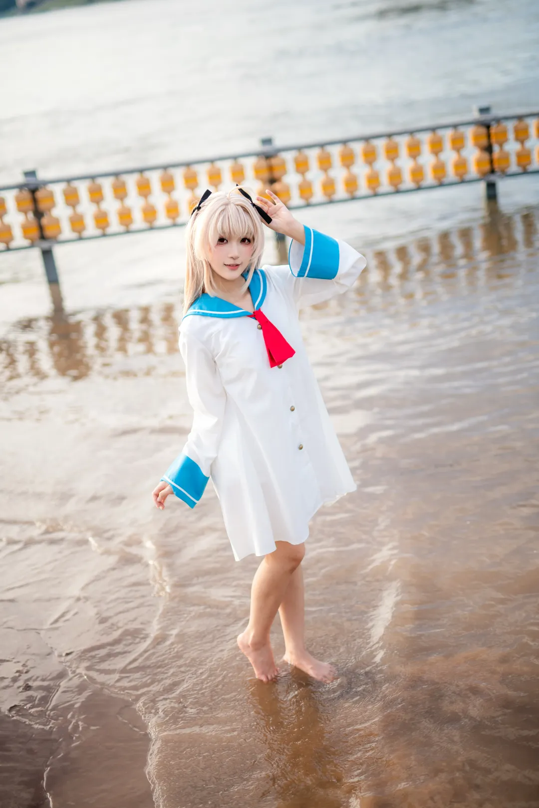 二次元摄影, galgame, 水手服穿搭, 亚托莉cos, ATRI - 第8张