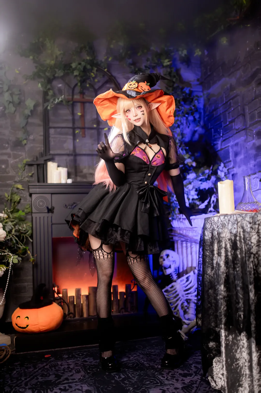 二次元摄影, cosplay正片, 喜多川海梦cos, 更衣人偶坠入爱河, 万圣节拍照 - 第1张