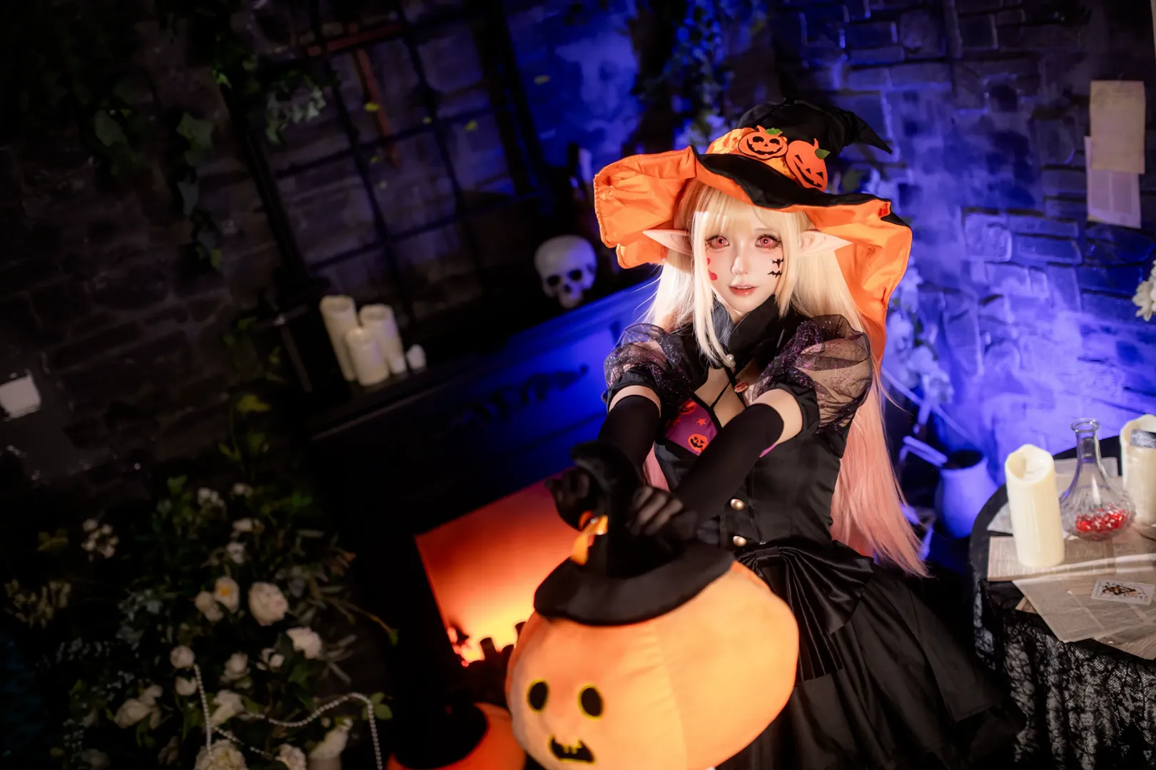 二次元摄影, cosplay正片, 喜多川海梦cos, 更衣人偶坠入爱河, 万圣节拍照 - 第4张