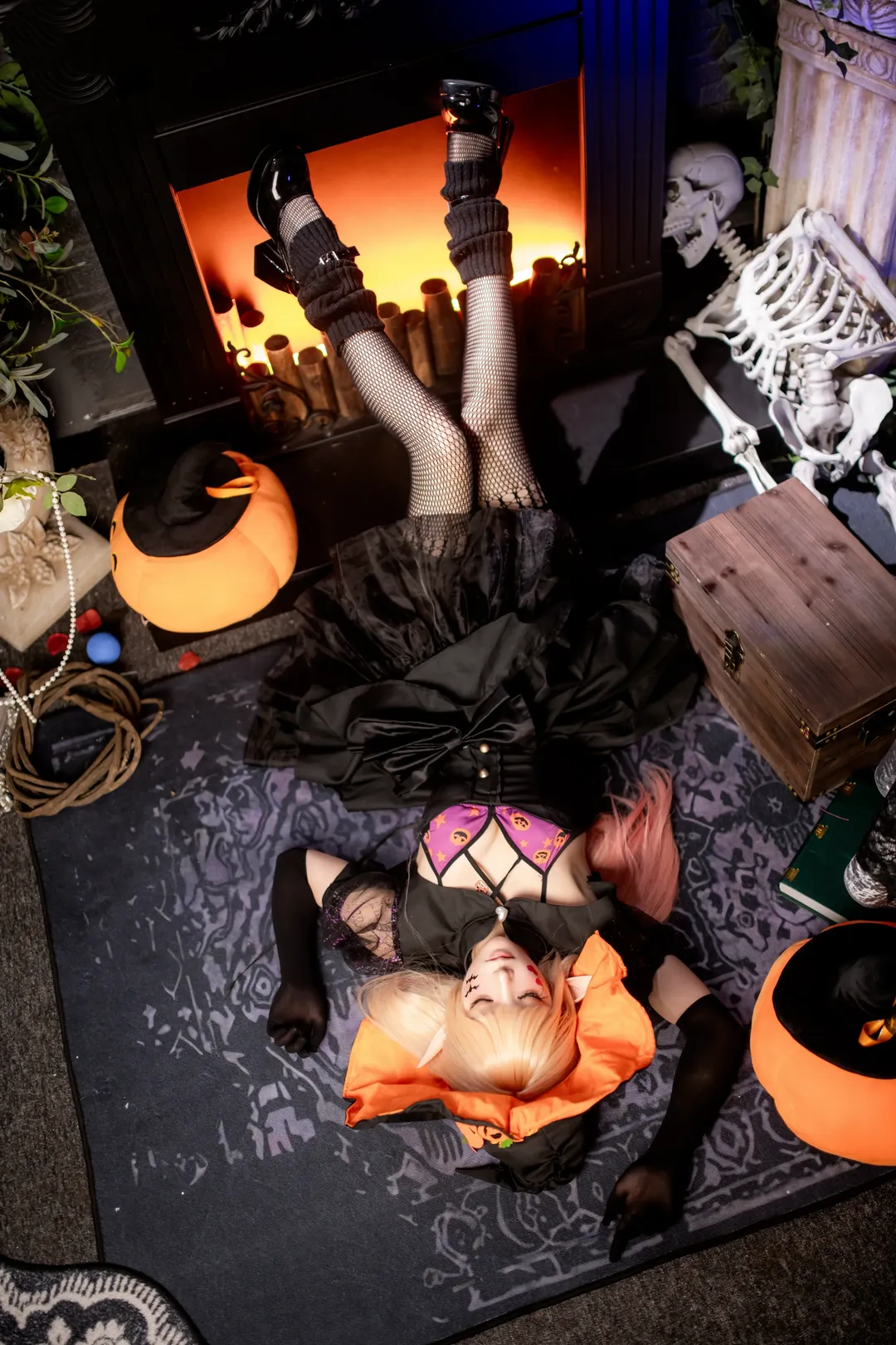 二次元摄影, cosplay正片, 喜多川海梦cos, 更衣人偶坠入爱河, 万圣节拍照 - 第7张