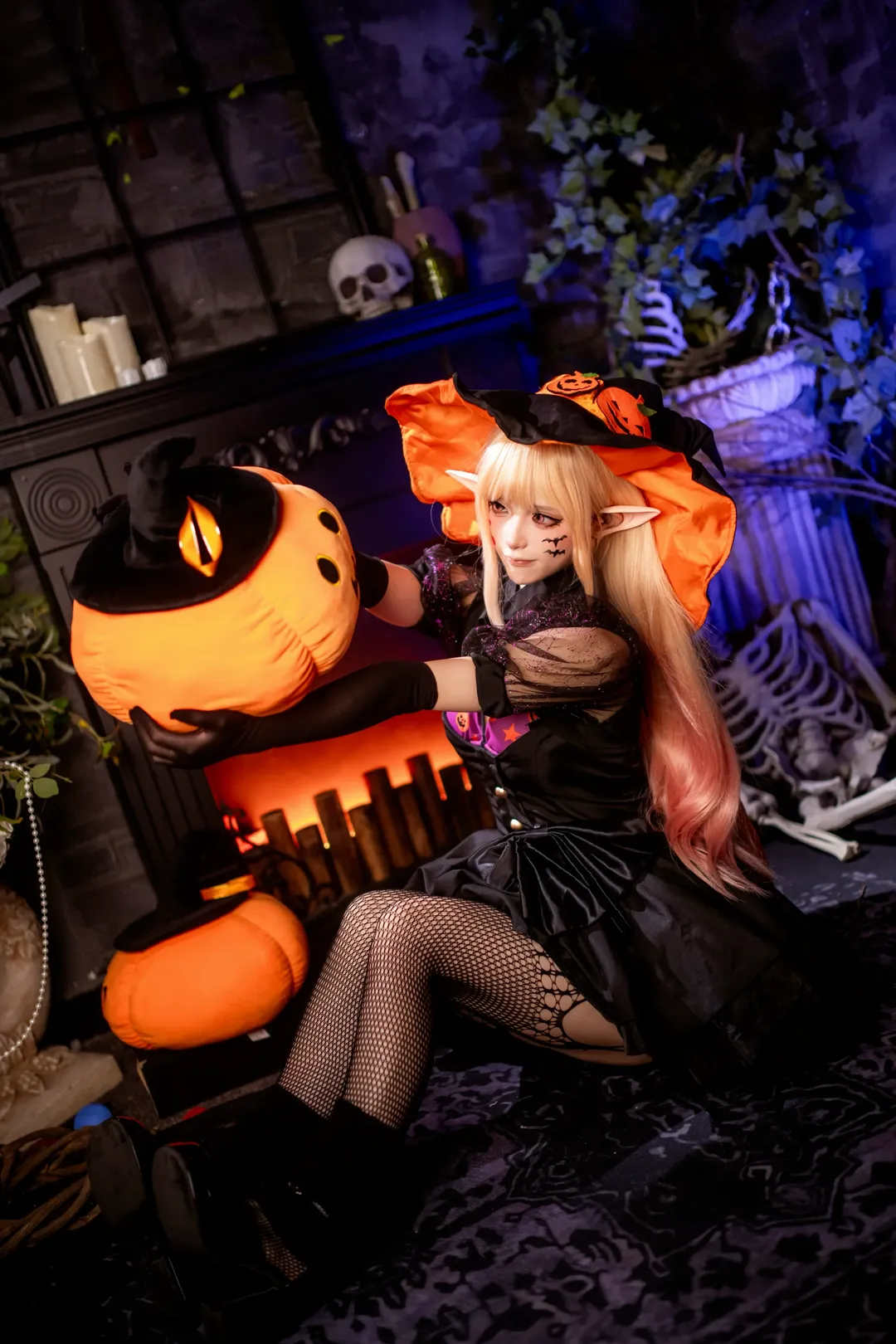 二次元摄影, cosplay正片, 喜多川海梦cos, 更衣人偶坠入爱河, 万圣节拍照 - 第8张