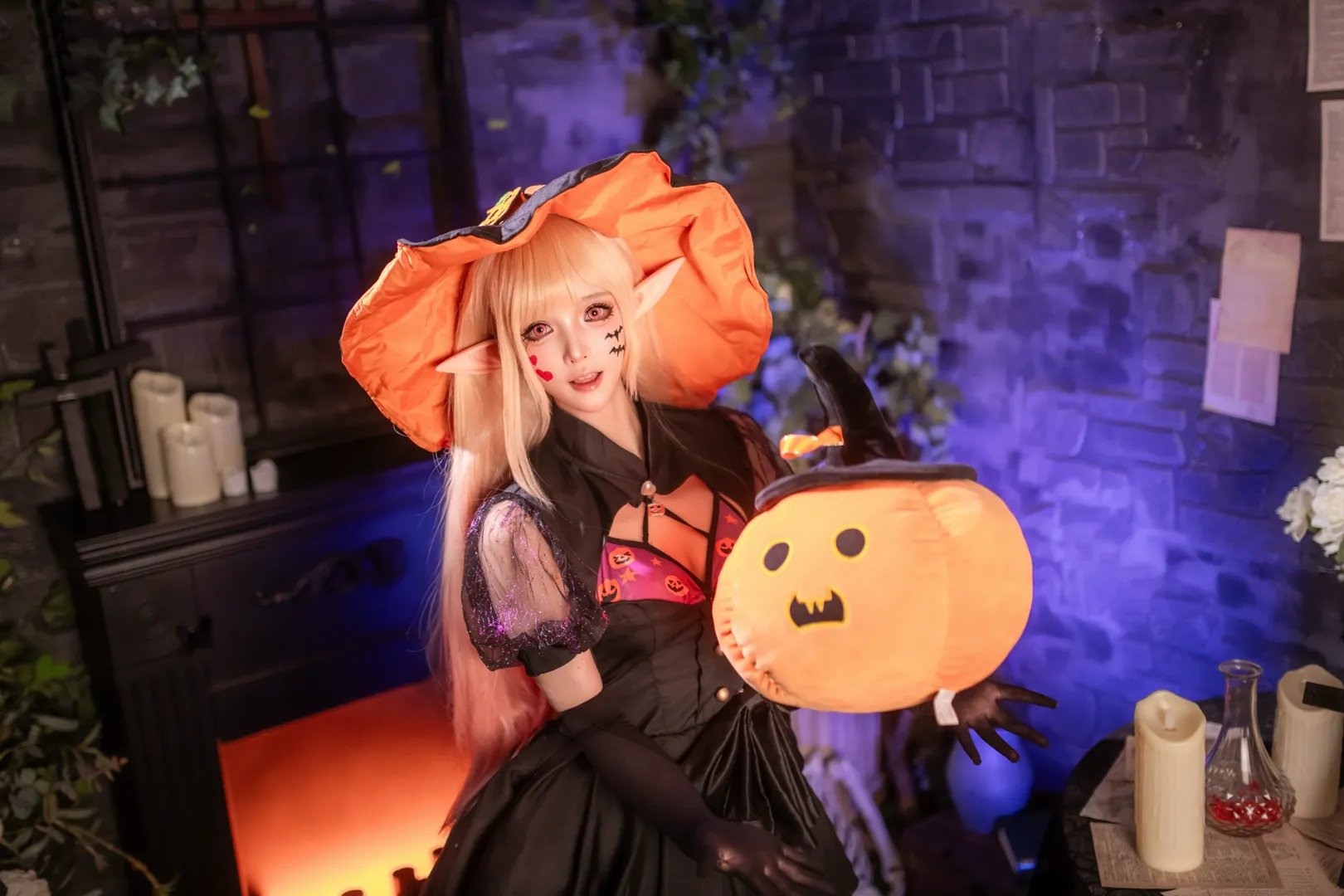 二次元摄影, cosplay正片, 喜多川海梦cos, 更衣人偶坠入爱河, 万圣节拍照 - 第9张