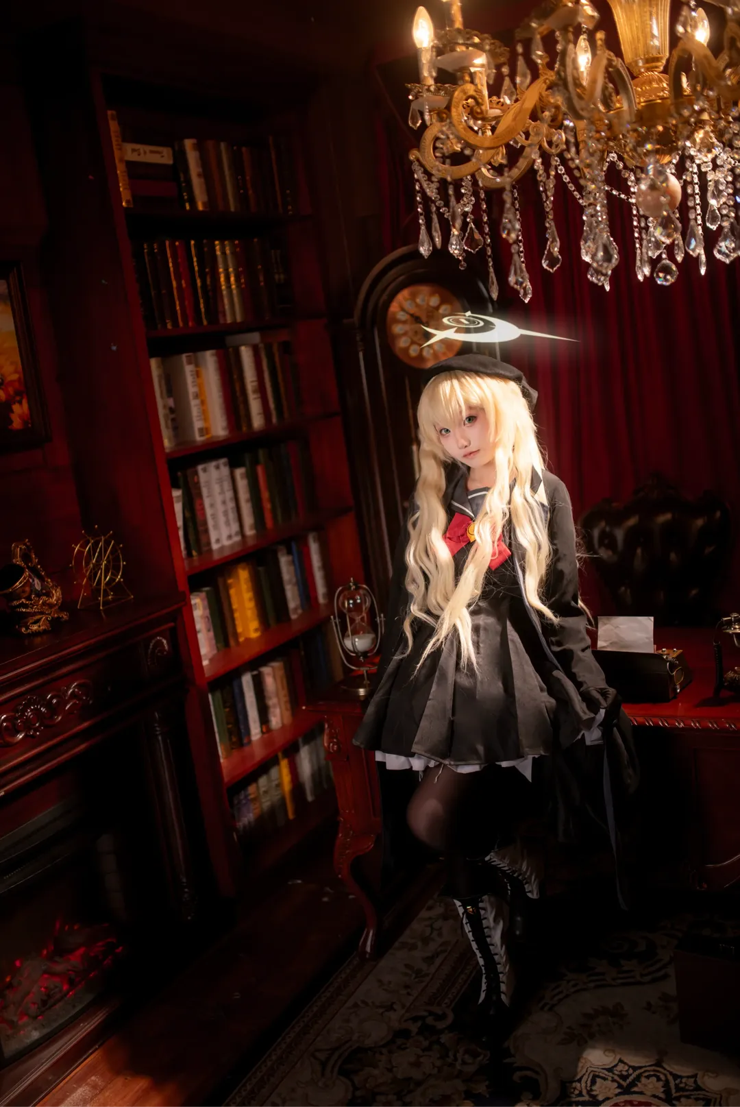 二次元摄影, 蔚蓝档案, 笑面教授cos, 重庆cosplay, 正片分享 - 第1张