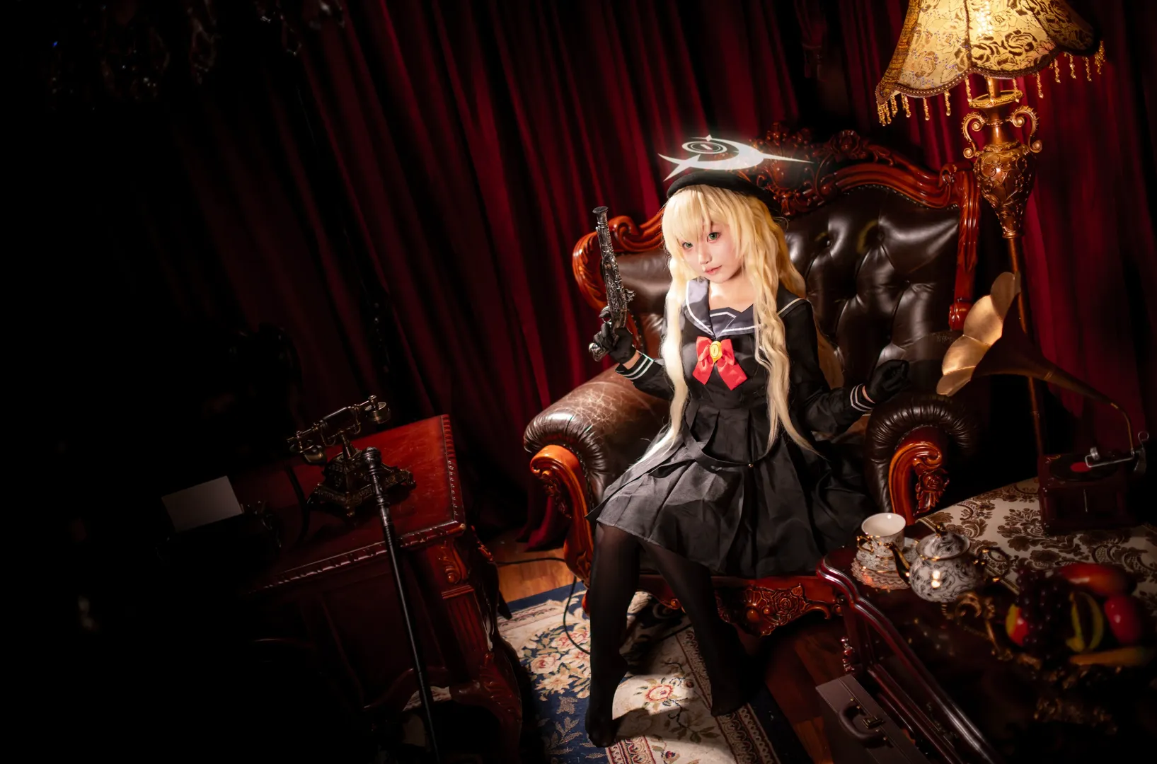 二次元摄影, 蔚蓝档案, 笑面教授cos, 重庆cosplay, 正片分享 - 第11张
