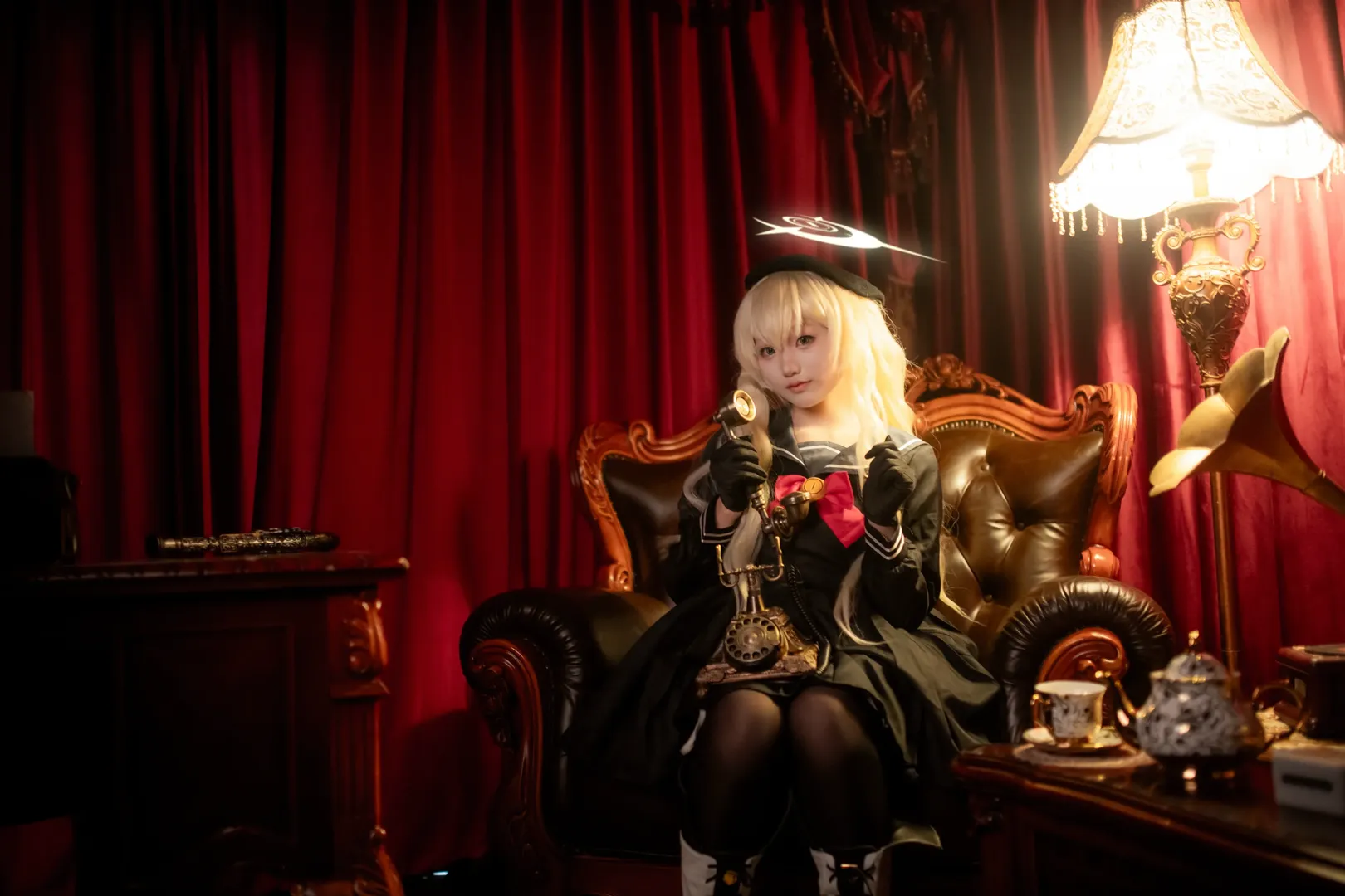 二次元摄影, 蔚蓝档案, 笑面教授cos, 重庆cosplay, 正片分享 - 第12张