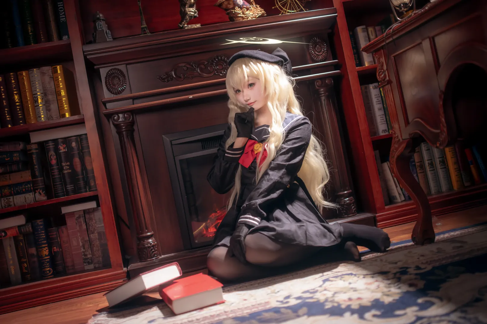 二次元摄影, 蔚蓝档案, 笑面教授cos, 重庆cosplay, 正片分享 - 第5张