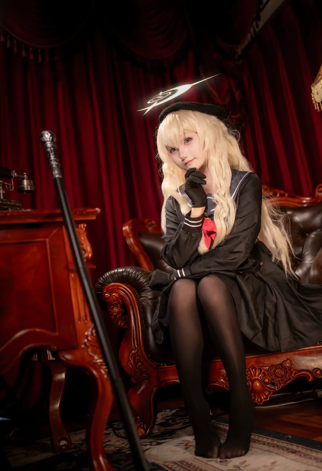 二次元摄影, 蔚蓝档案, 笑面教授cos, 重庆cosplay, 正片分享 - 第7张