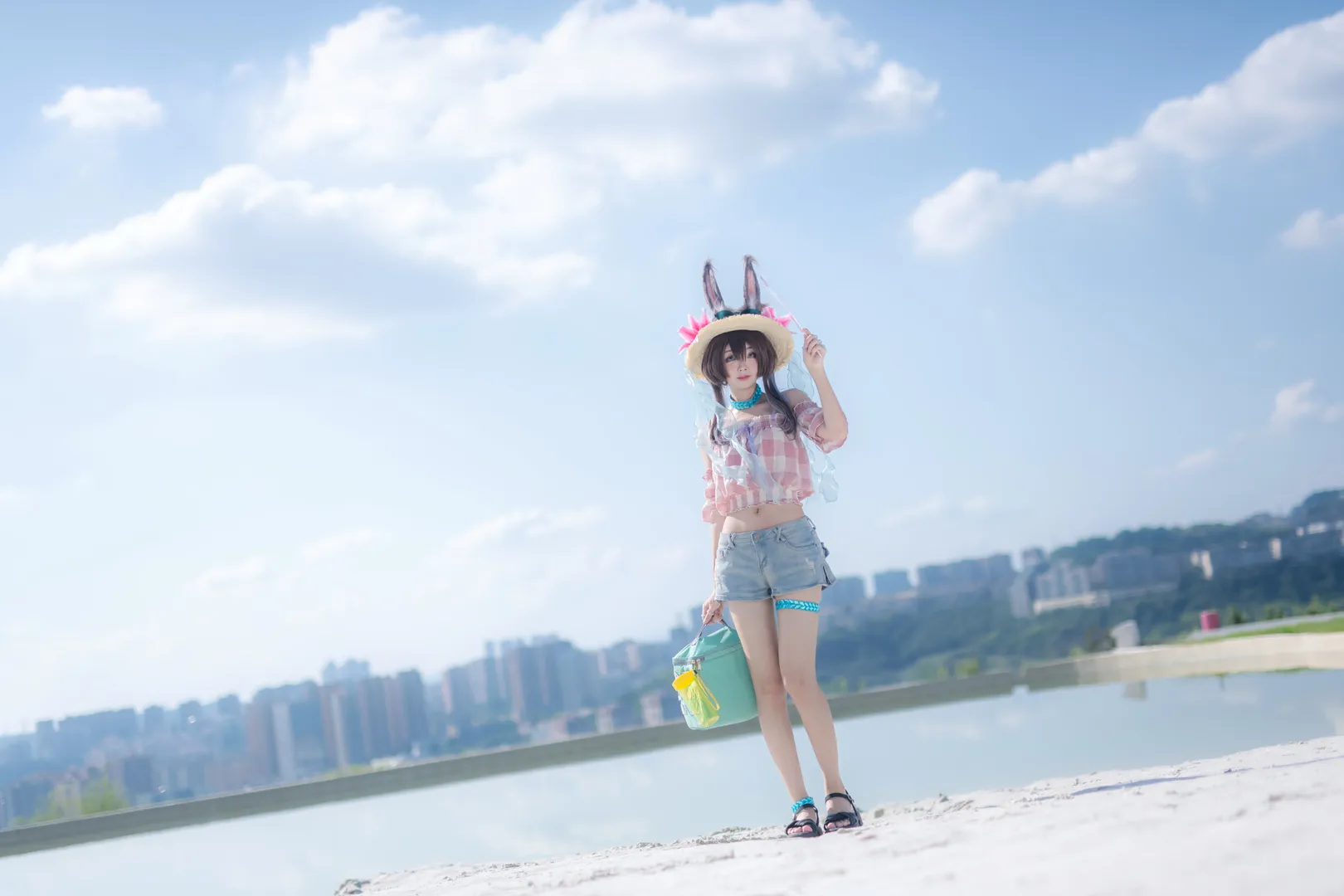 cos正片, 泳裝cos, 明日方舟, 阿米婭cos, 重慶cos - 第4張