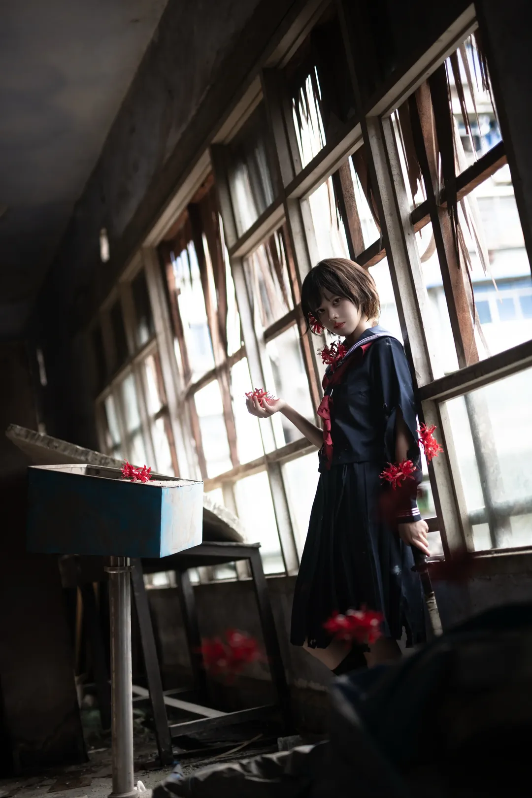 二次元cos, 废墟摄影, cosplay正片, 深水雏子cos, 寂静岭f - 第1张