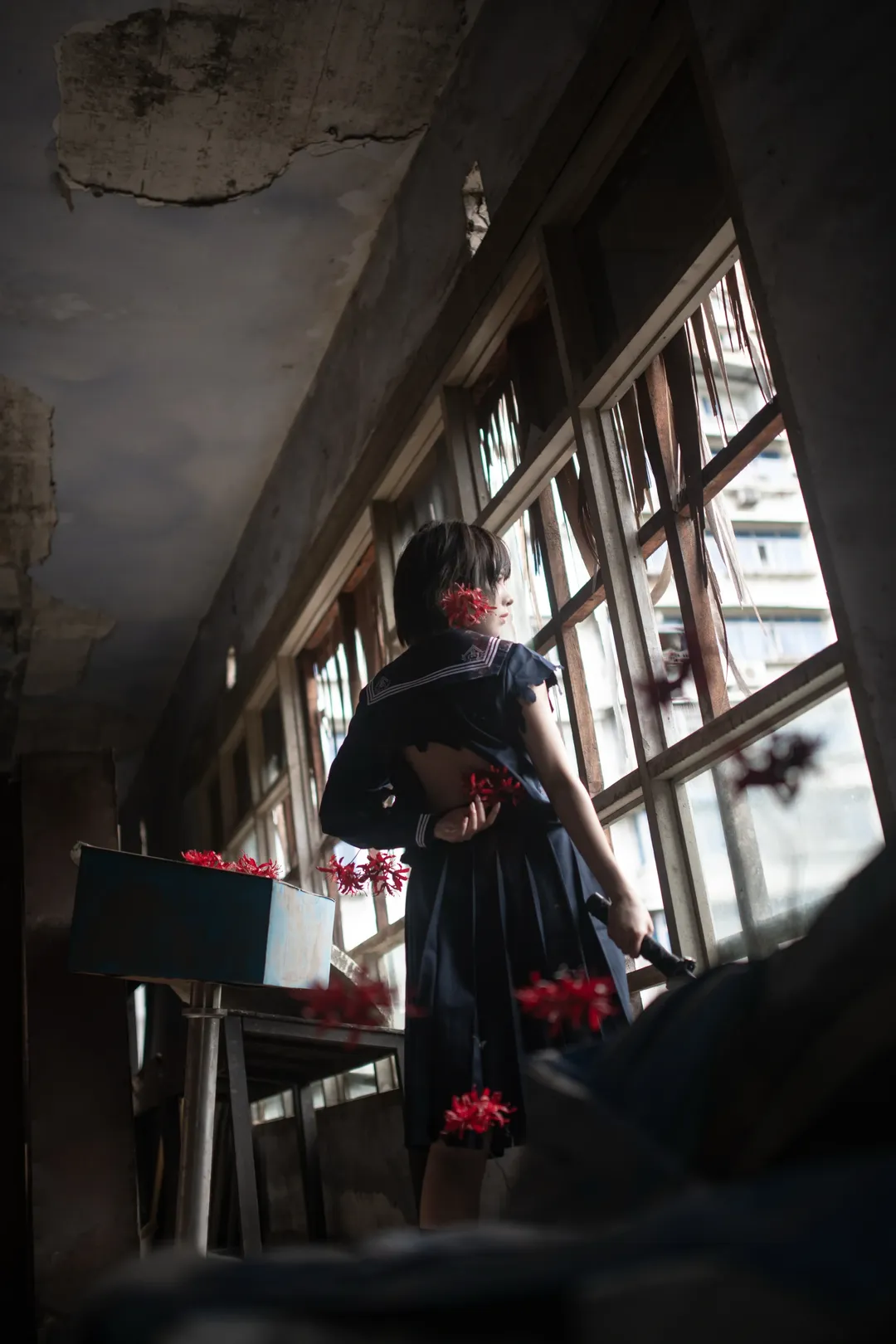 二次元cos, 废墟摄影, cosplay正片, 深水雏子cos, 寂静岭f - 第5张