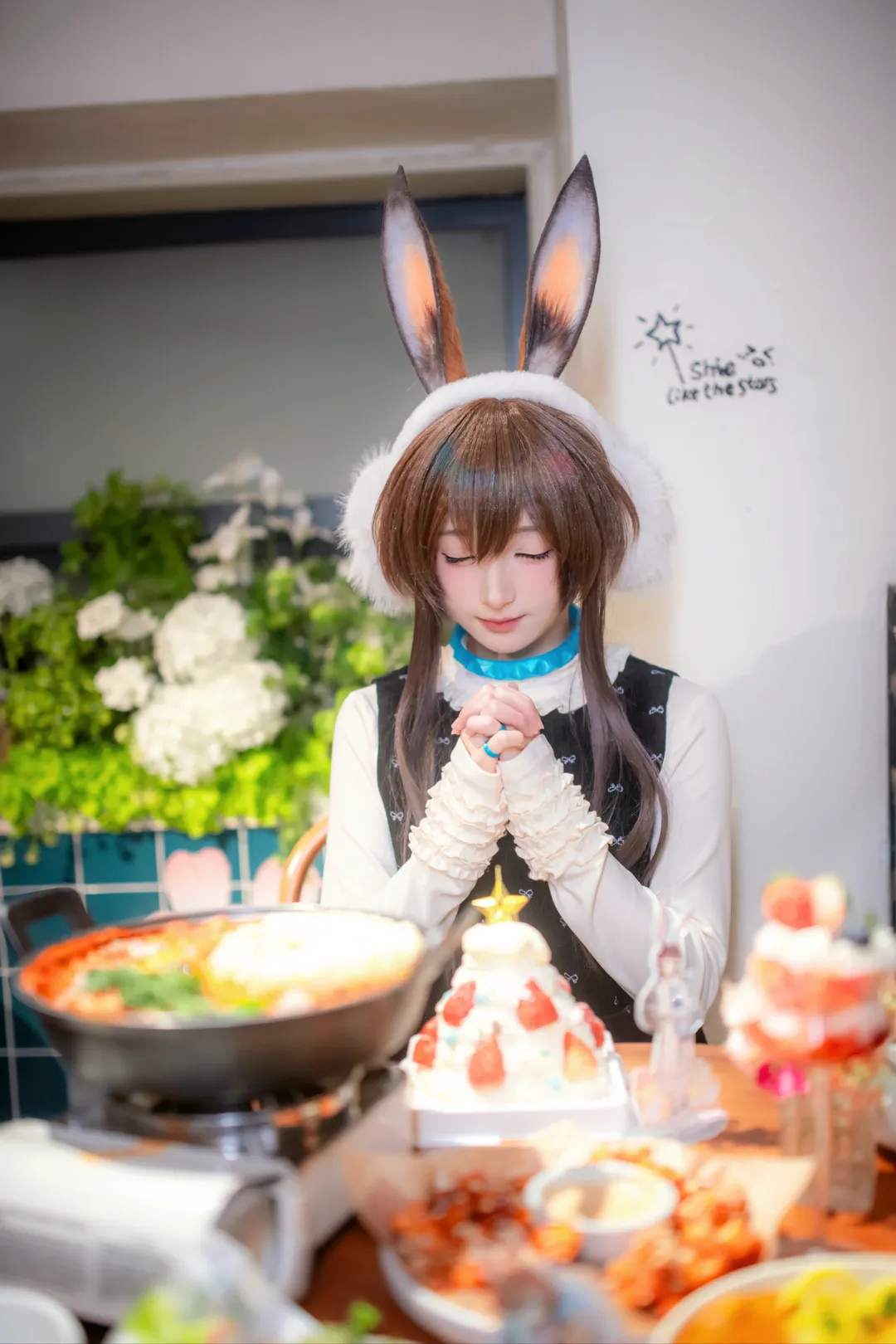 cos正片, 明日方舟, 阿米娅cos, 罗德岛, cosplay生日