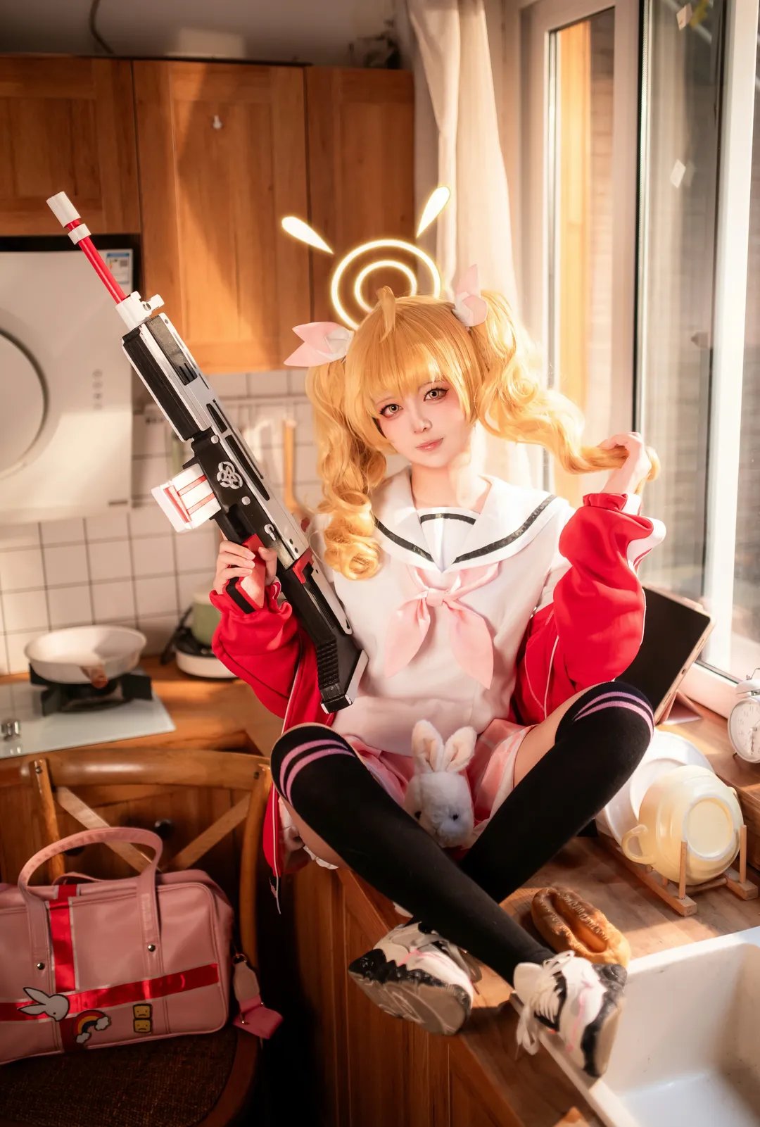 蔚蓝档案, 二次元cosplay, 重庆约拍, jk摄影, 伊原木好美cos - 第4张