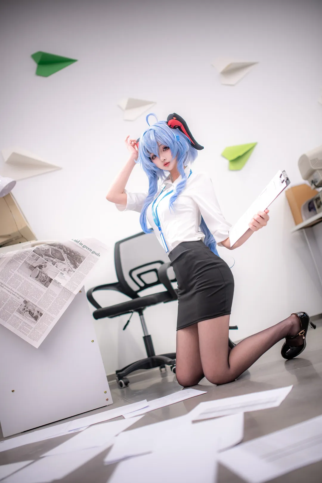 原神, 甘雨 コスプレ, 二次元撮影, 重慶コスプレ, OL秘書コスプレ - 3枚目