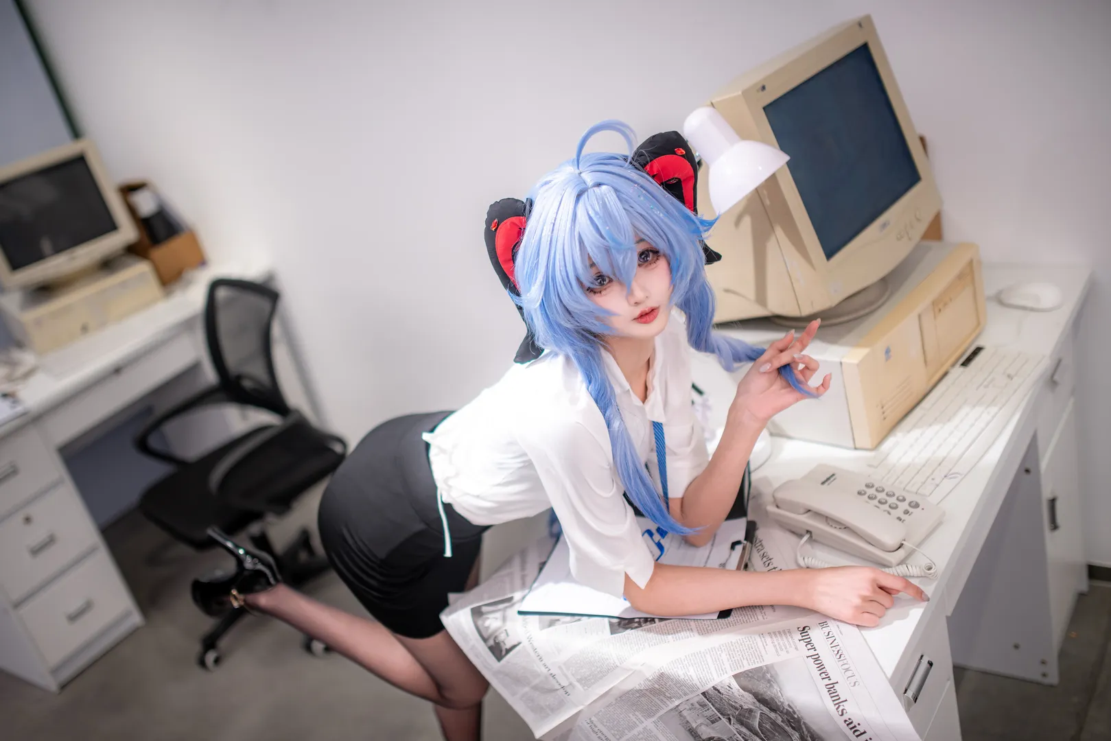 原神, 甘雨 コスプレ, 二次元撮影, 重慶コスプレ, OL秘書コスプレ - 5枚目