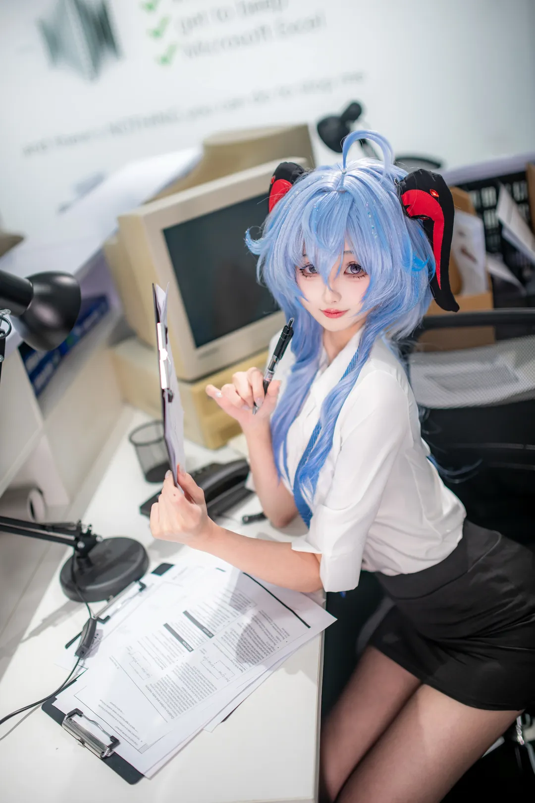 原神, 甘雨 コスプレ, 二次元撮影, 重慶コスプレ, OL秘書コスプレ - 6枚目