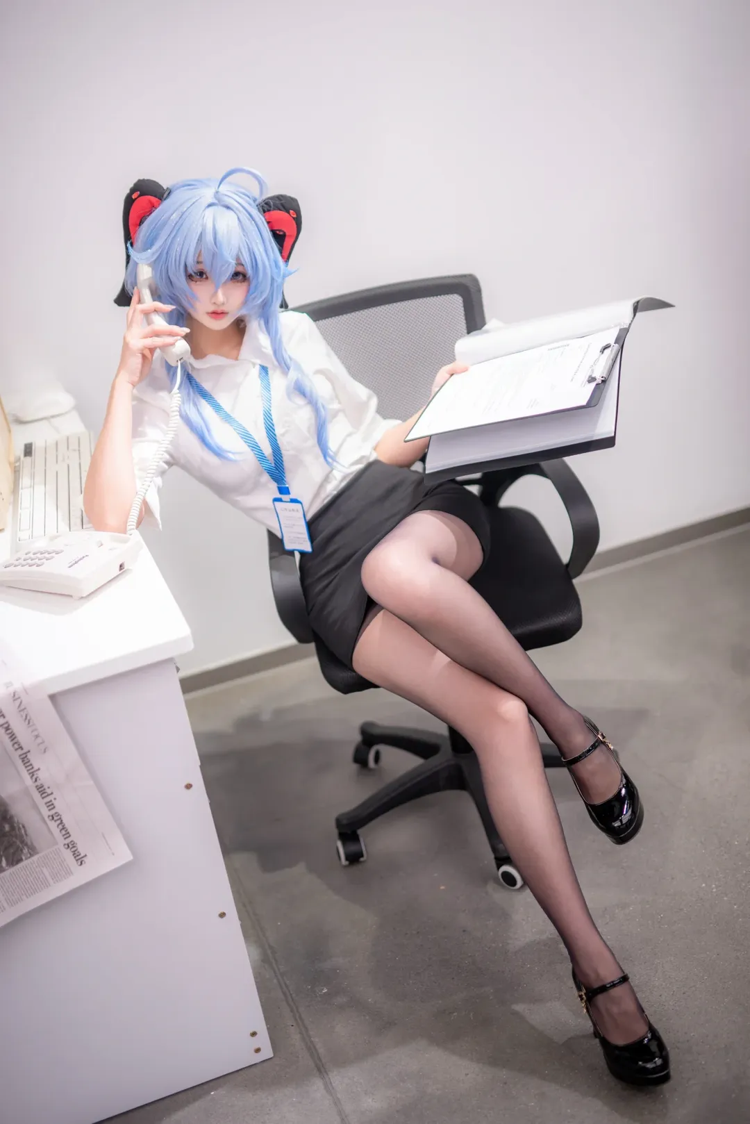 原神, 甘雨 コスプレ, 二次元撮影, 重慶コスプレ, OL秘書コスプレ - 8枚目